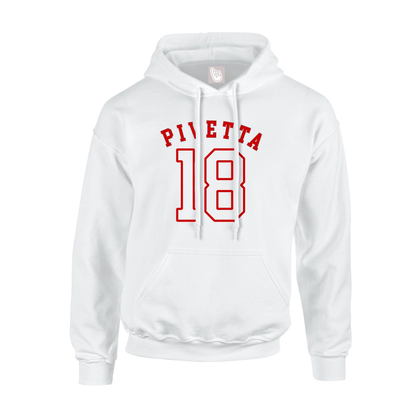 Hoodie — Shirsey Arch in White
