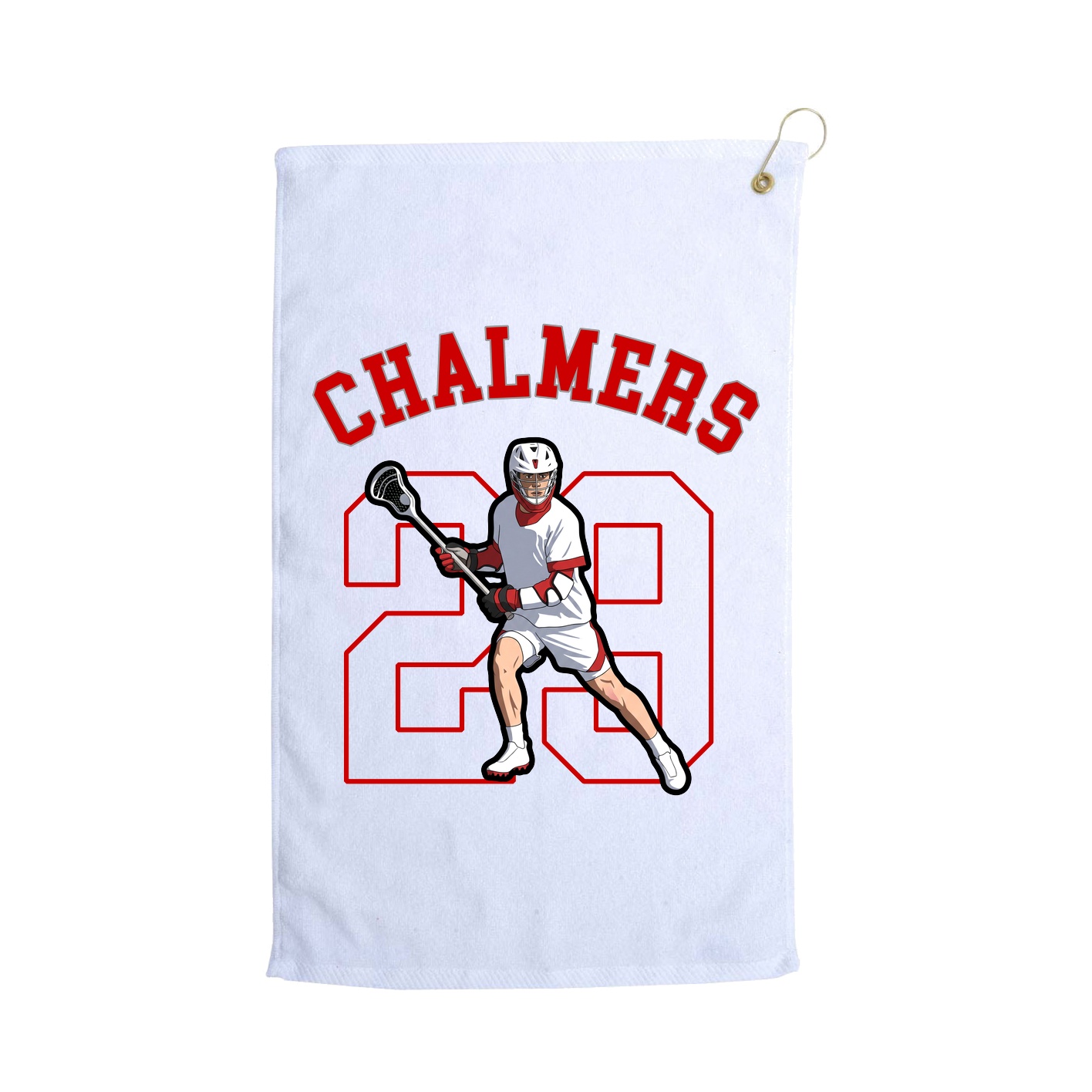 Golf Towel — Shirsey Arch in White