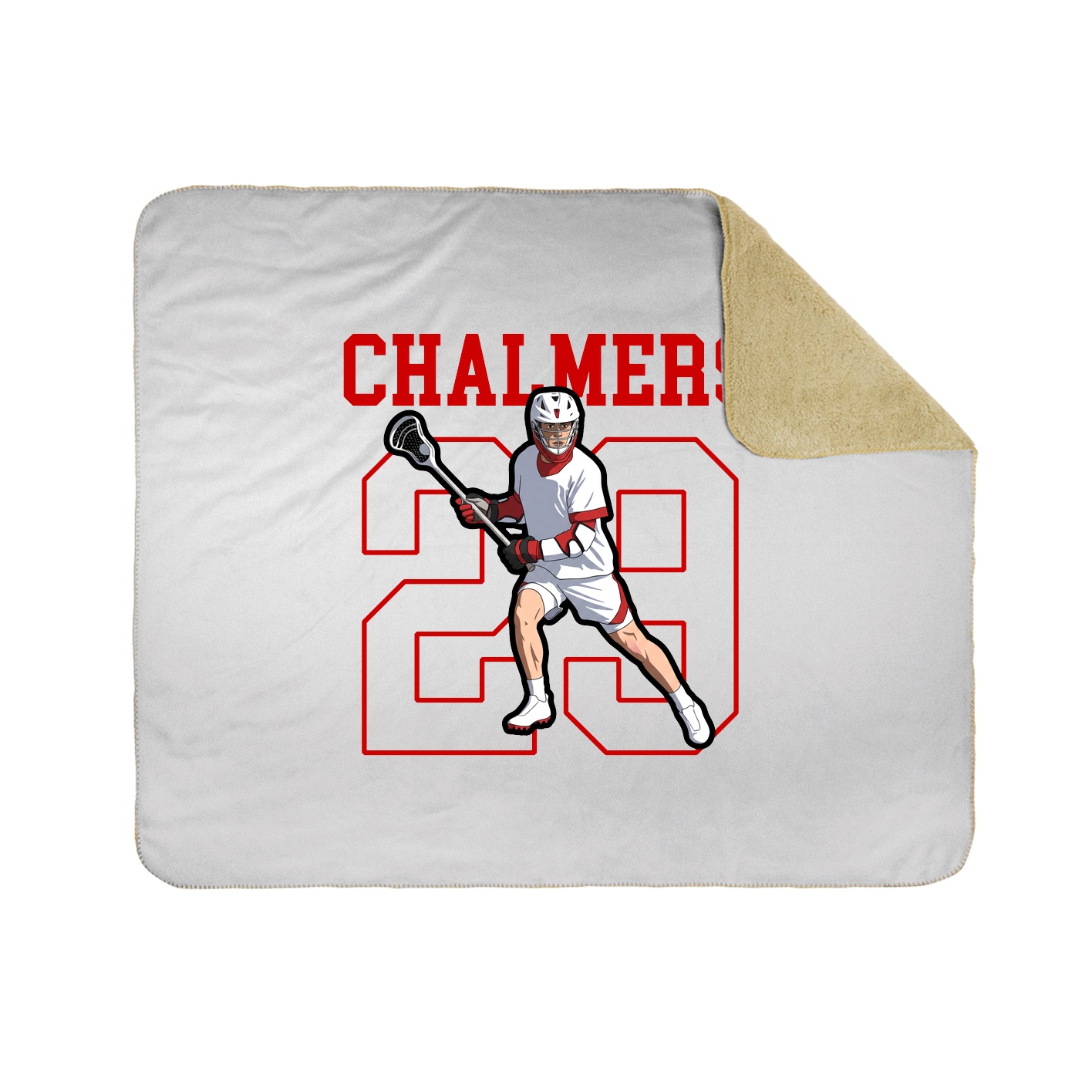 50x60 Sherpa Lined Throw Blanket