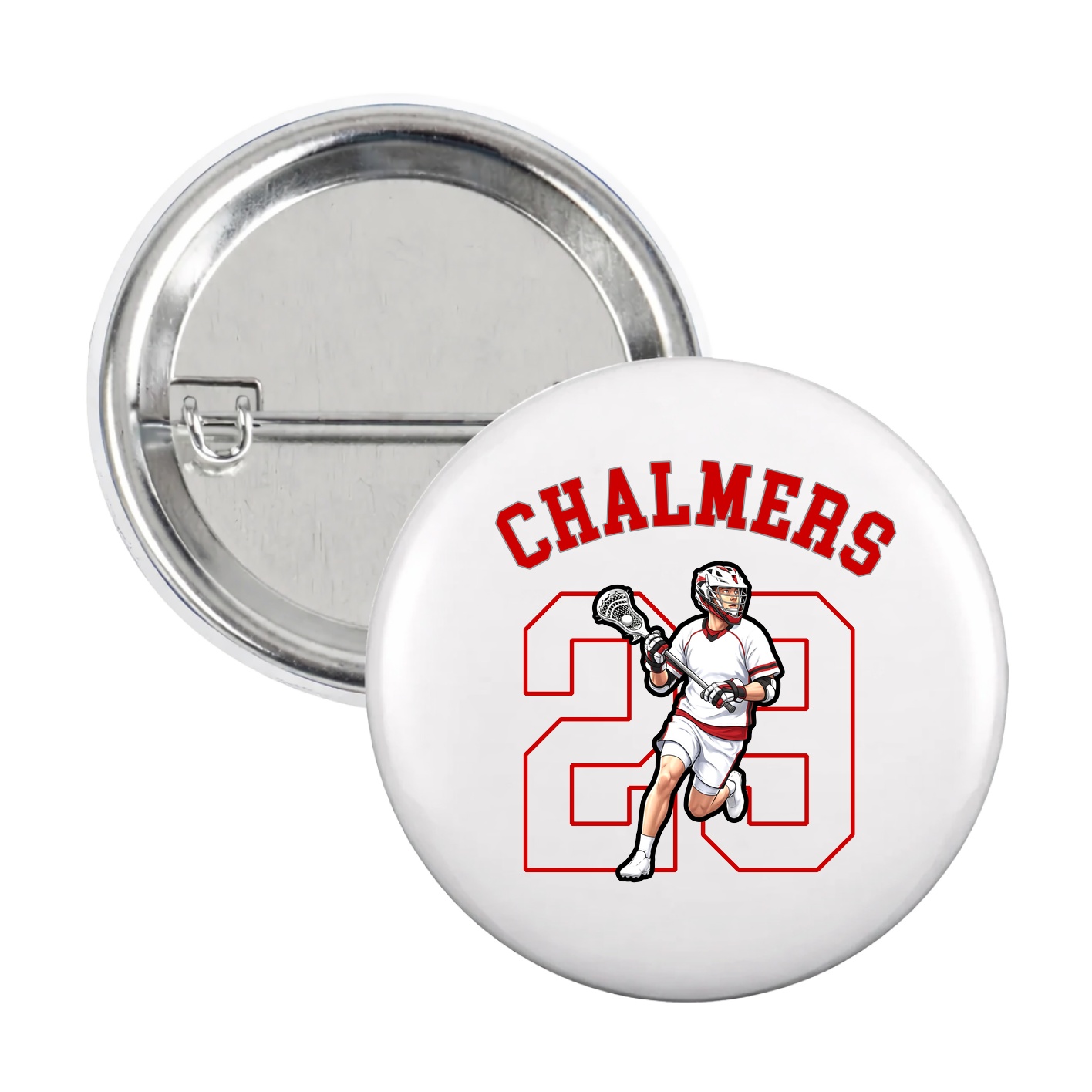 Game Day Button — Shirsey Arch in White