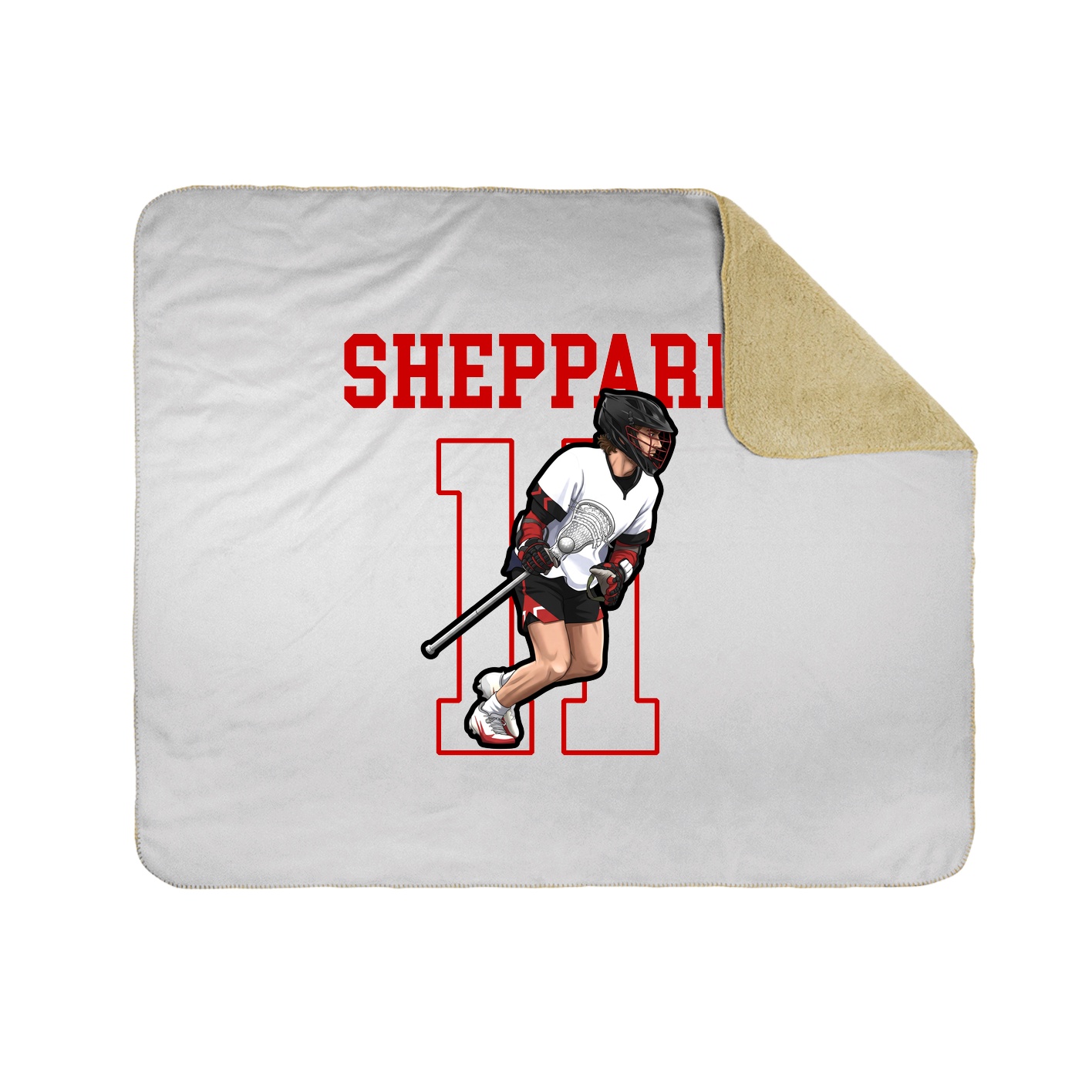 50x60 Sherpa Lined Throw Blanket