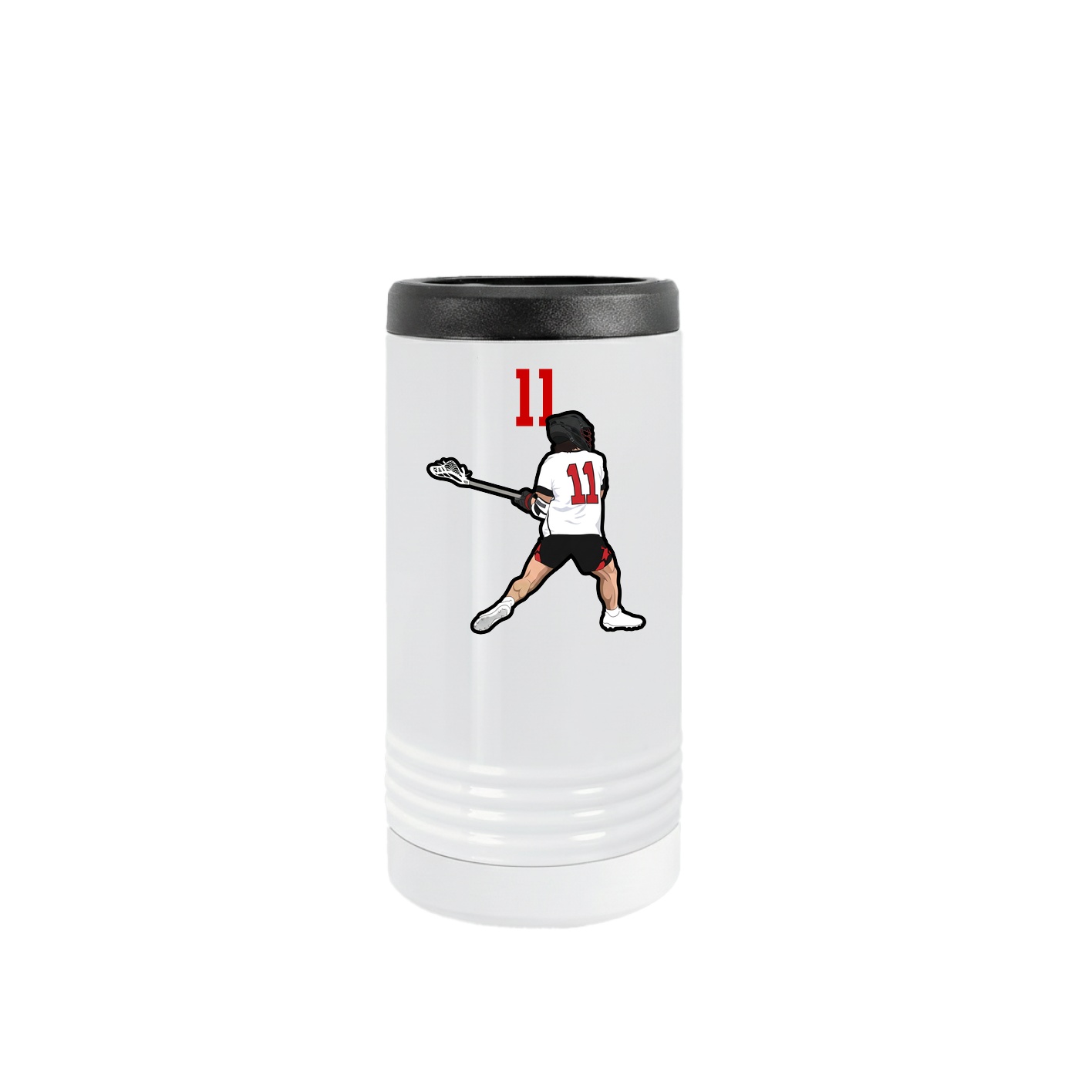 Slim Beverage Holder — Number Top in White