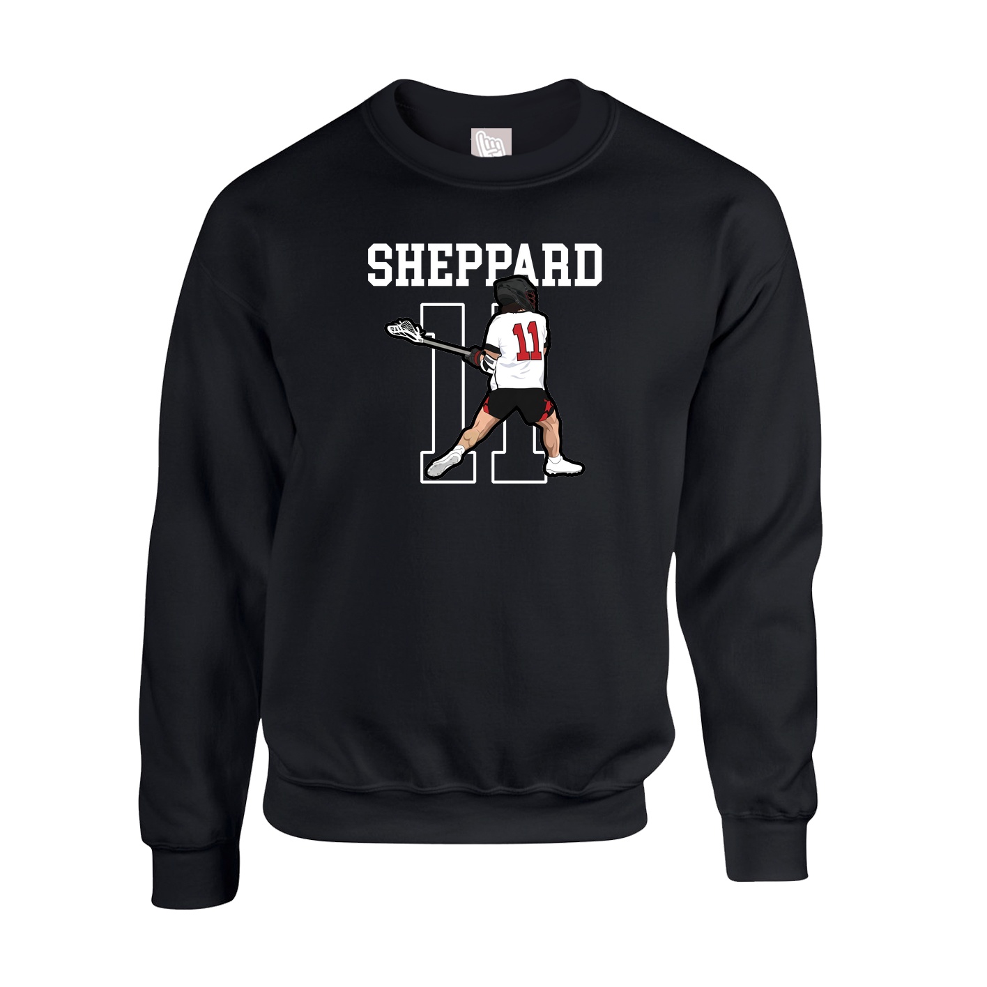 Fleece Crew — Shirsey in Black