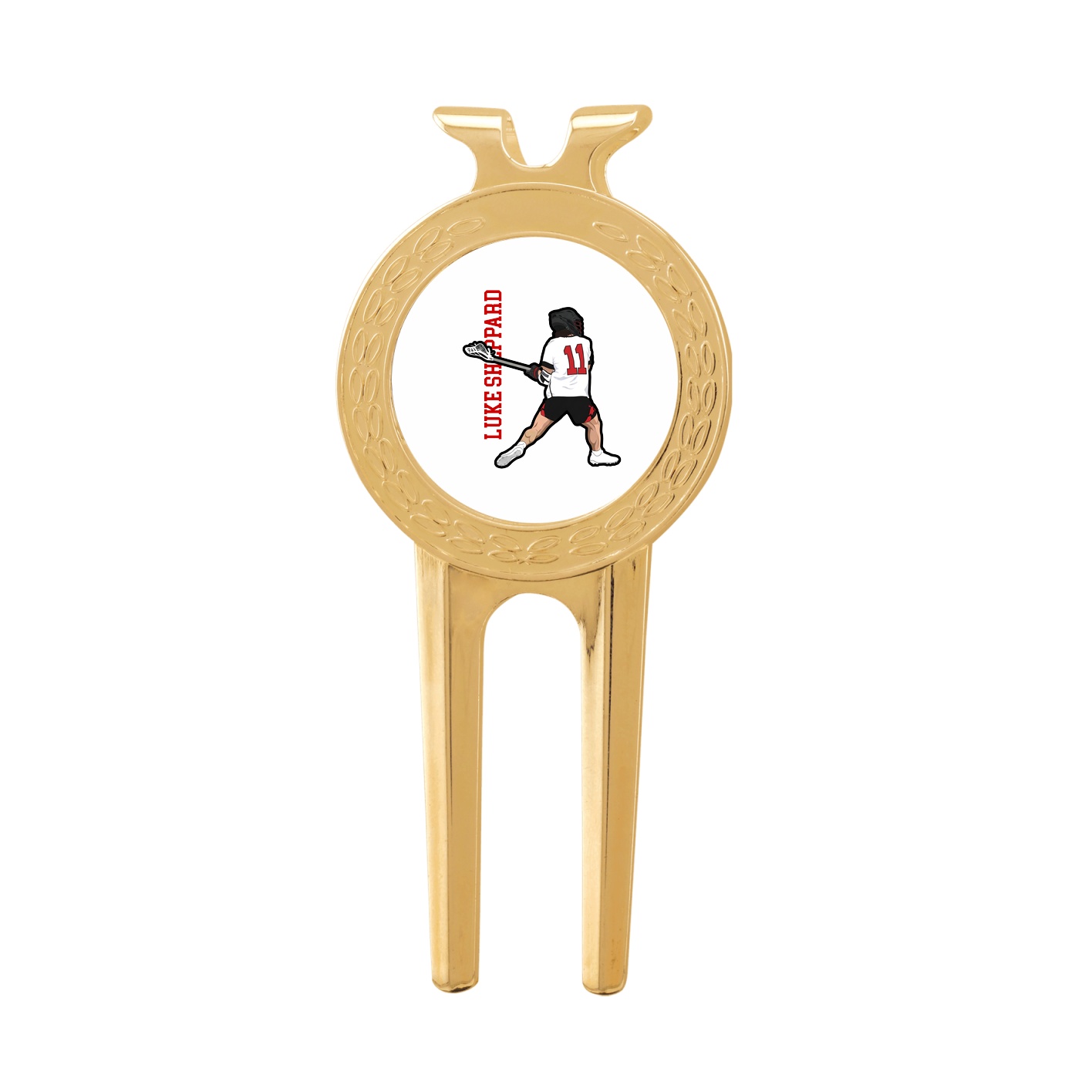 Divot Tool with Ball Marker — Name Vertical in Classic