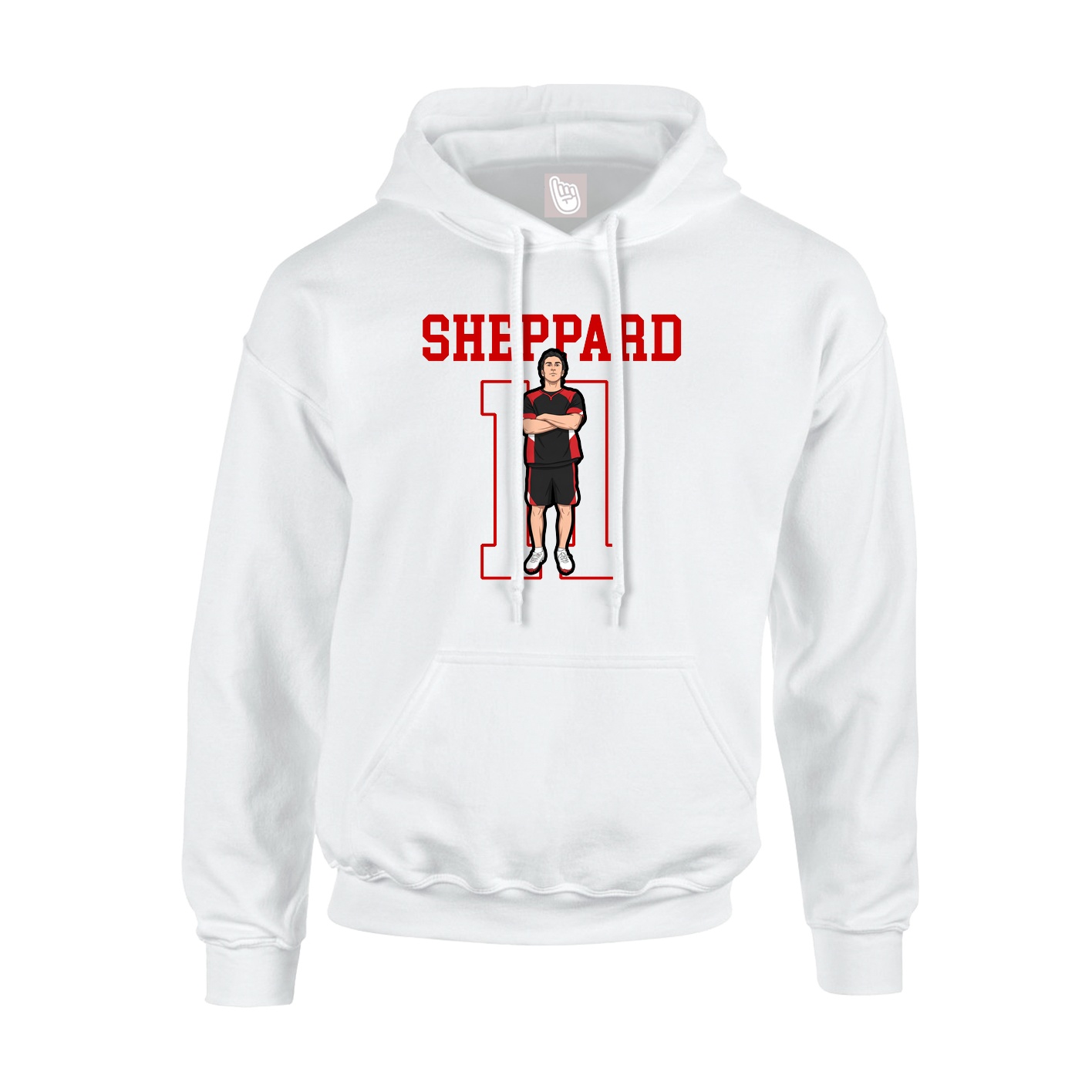 Hoodie — Shirsey in White