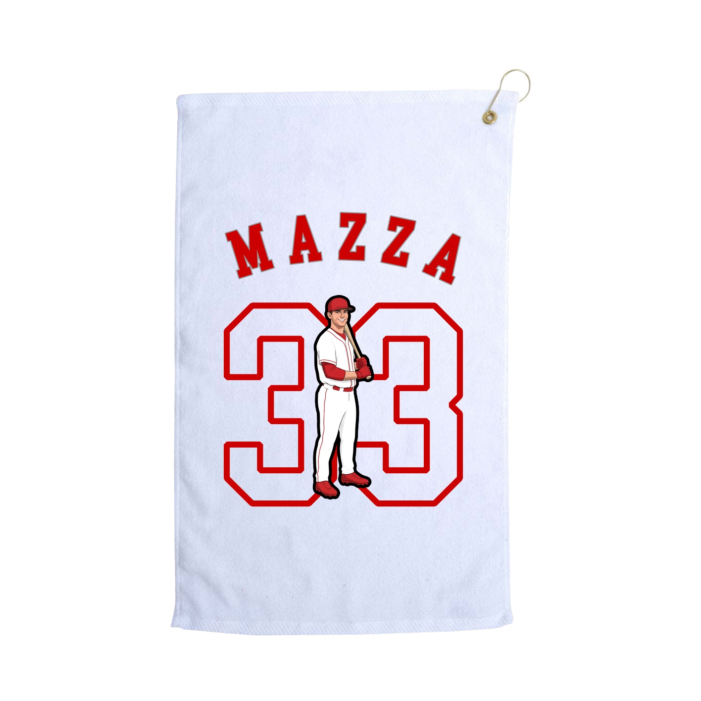 Golf Towel — Shirsey Arch in White