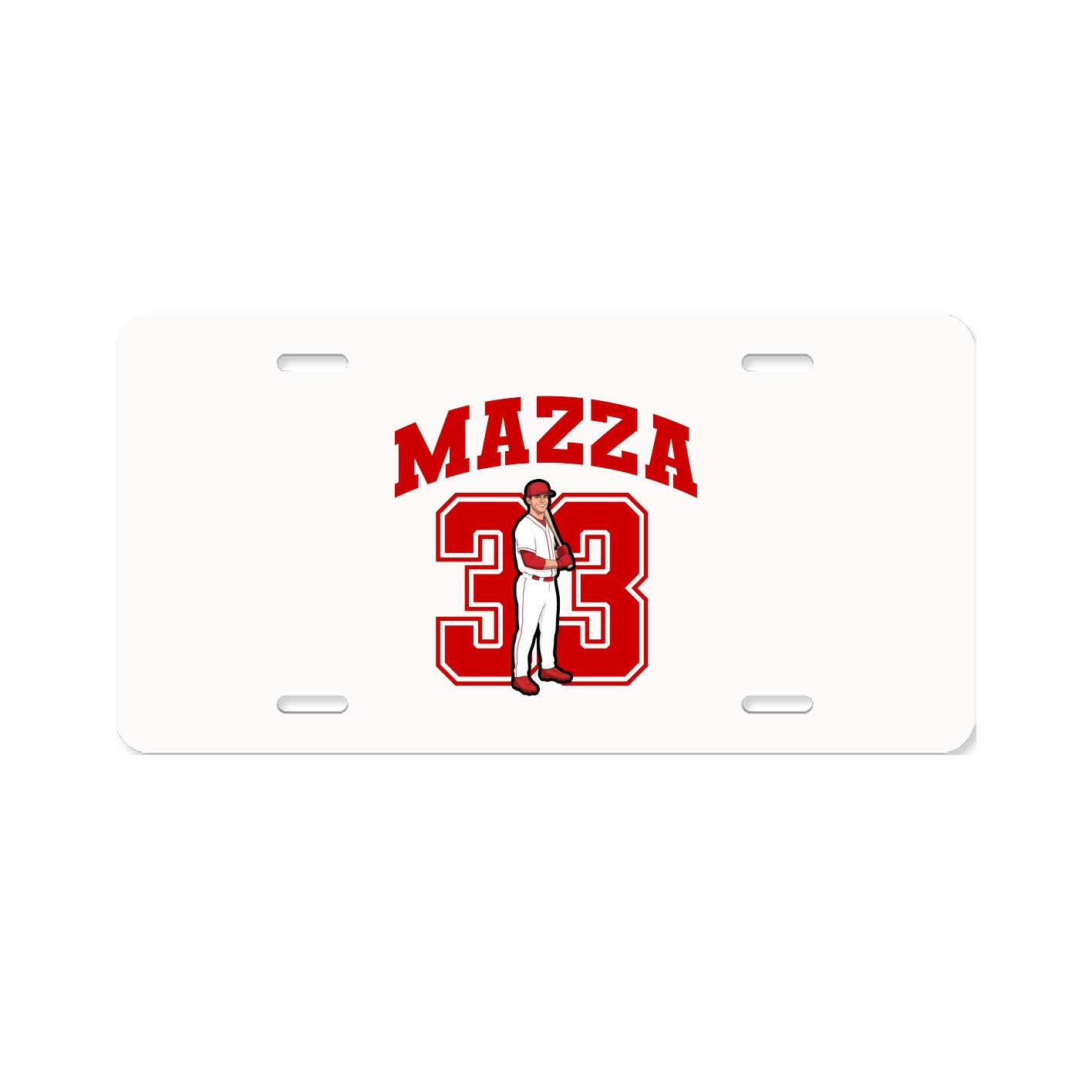 License Plate — Number in Classic
