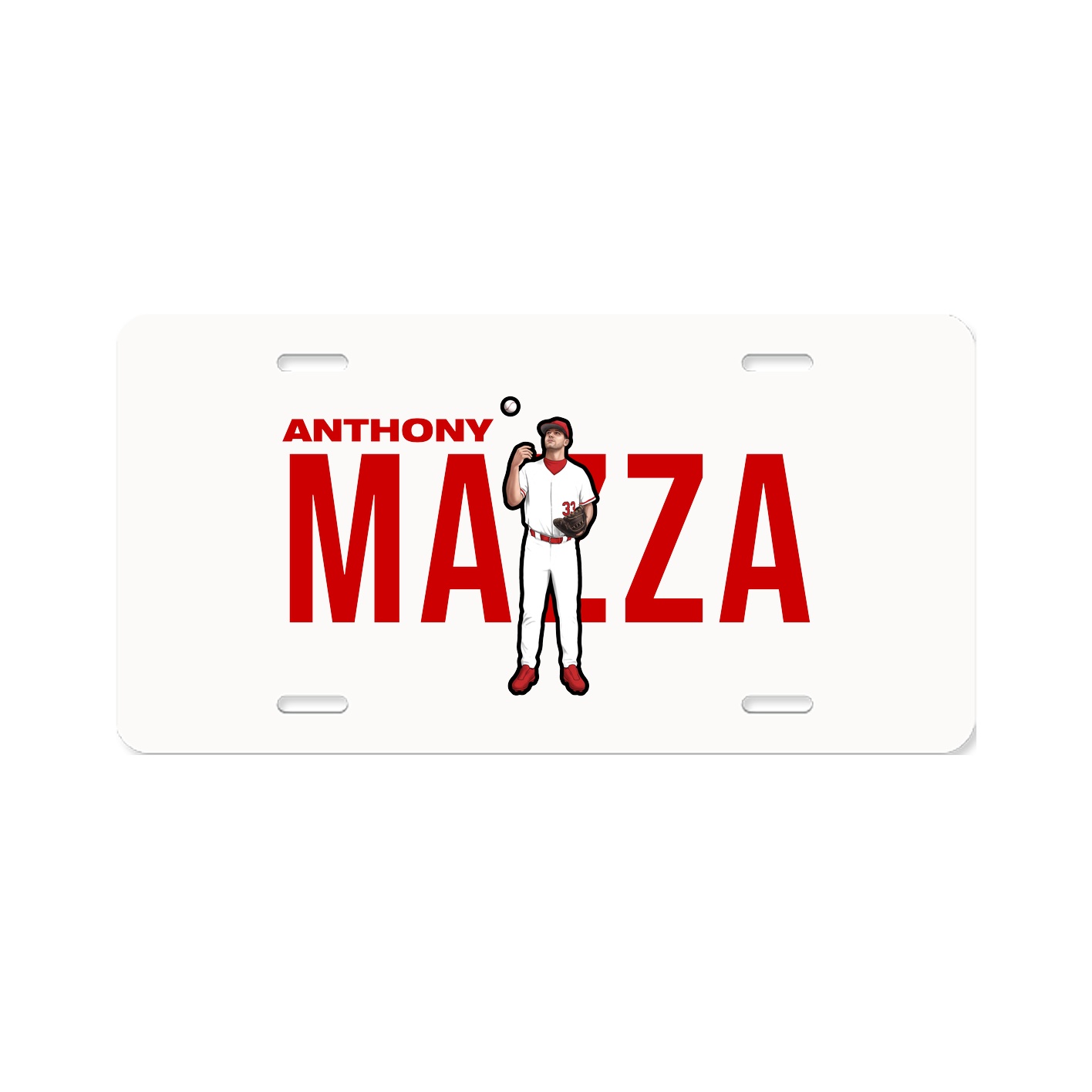 License Plate — Player Name in Classic