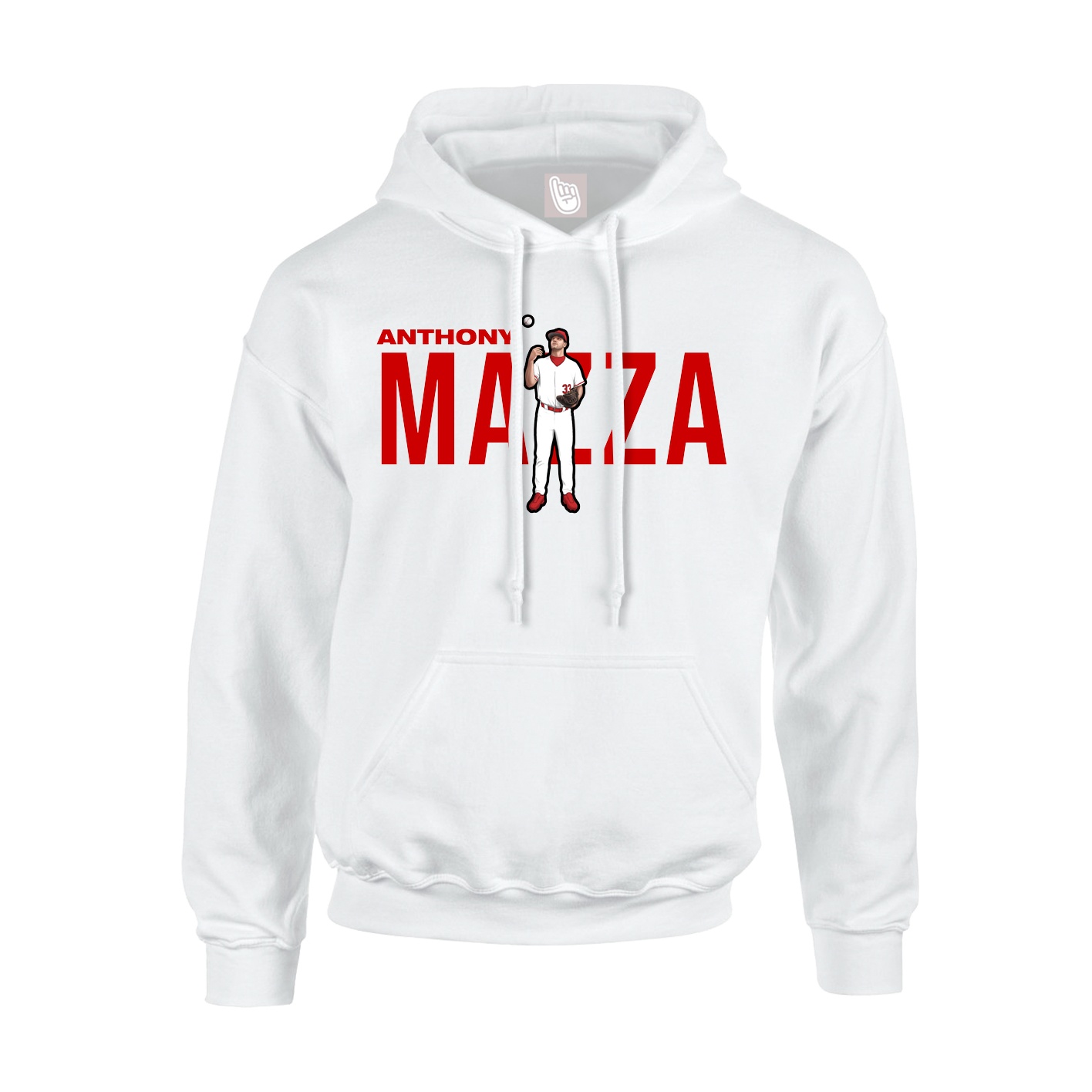 Hoodie — Player Name in White