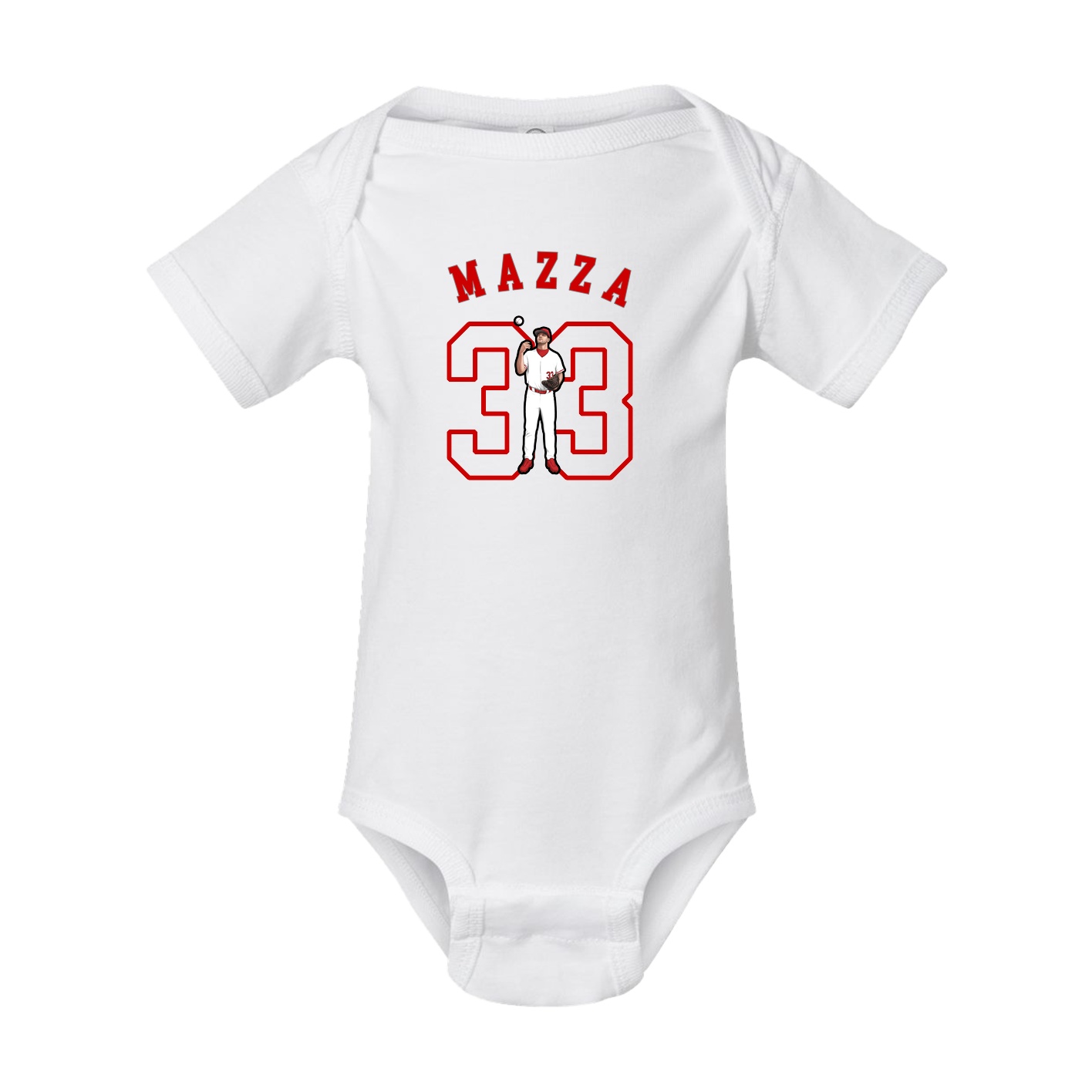Baby Onesie — Shirsey Arch in White