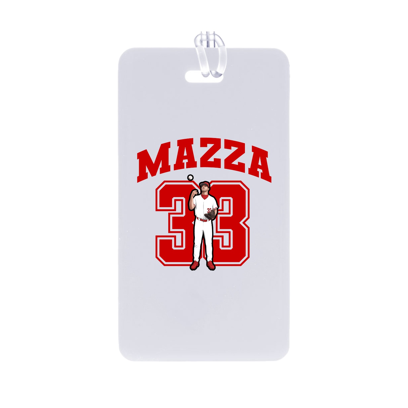 Bag Tag — Number in Classic