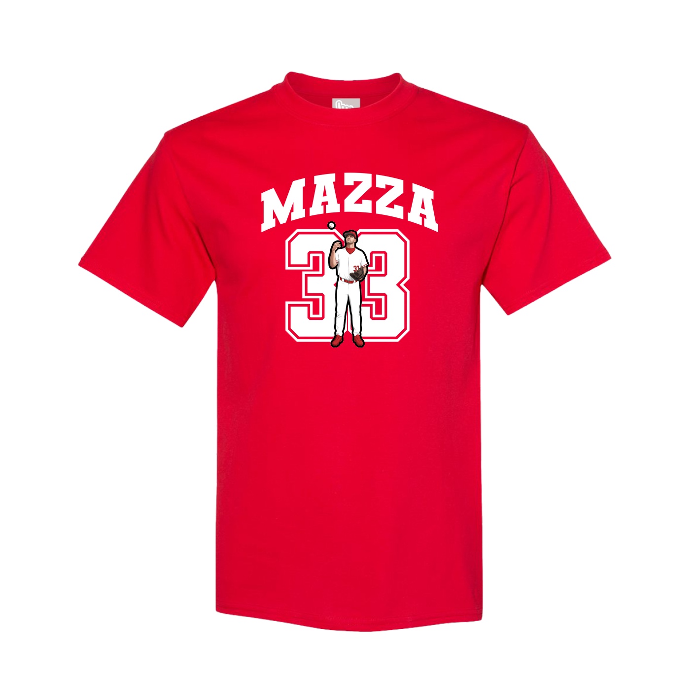 Tee — Number in Red
