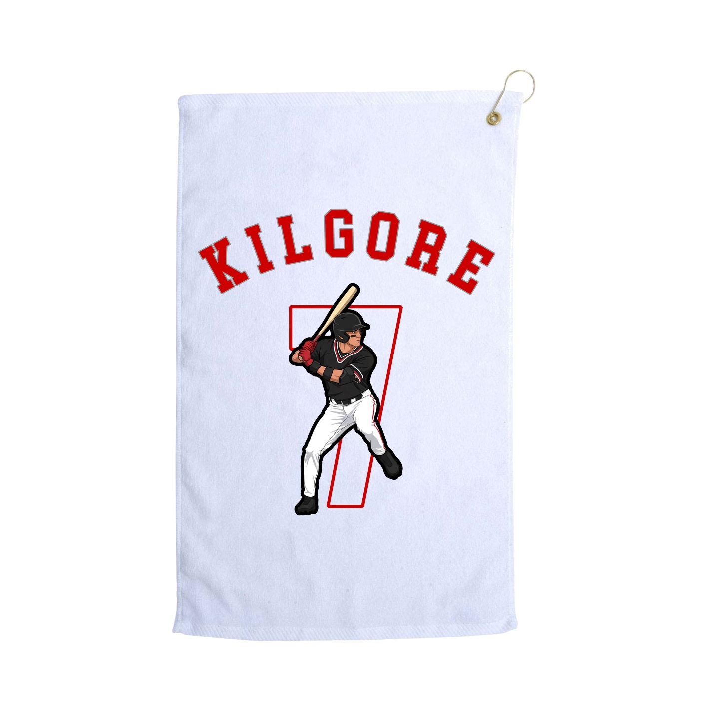 Golf Towel — Classic in White