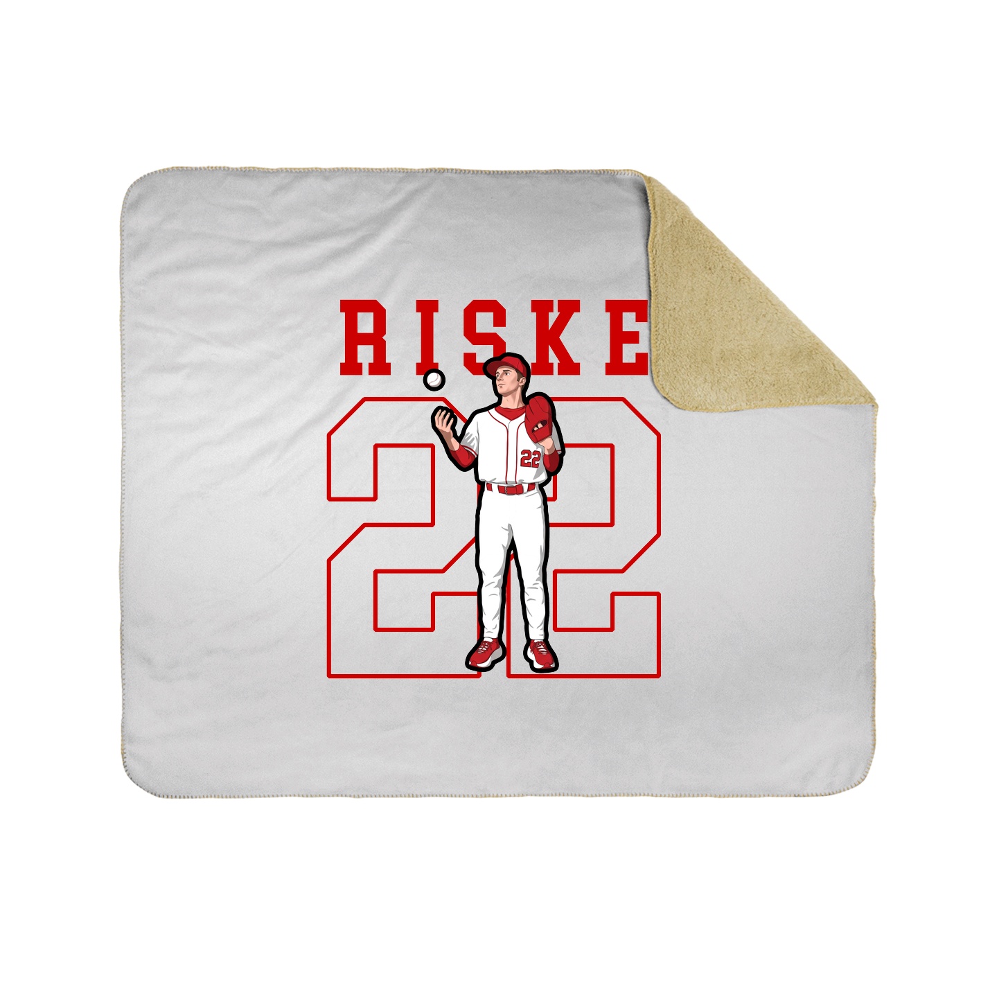 Throw Blanket — Shirsey in White