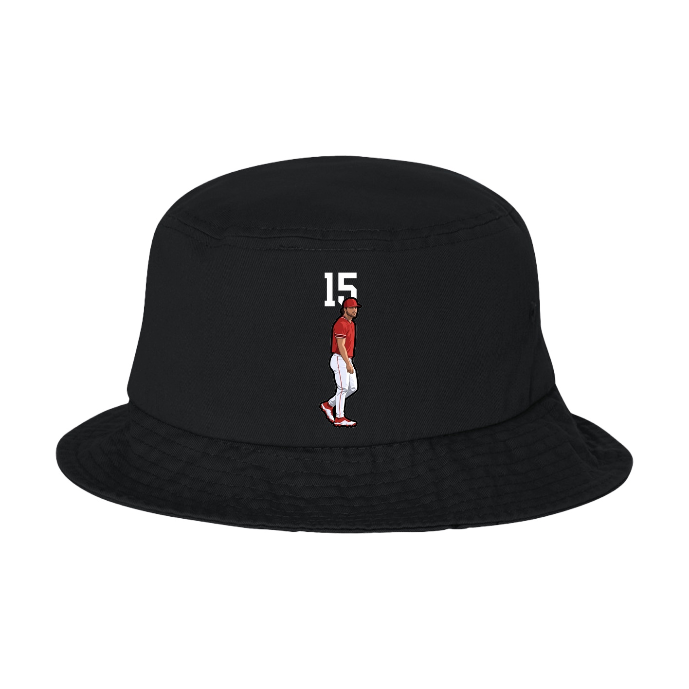Bucket Cap — Number Top in Black