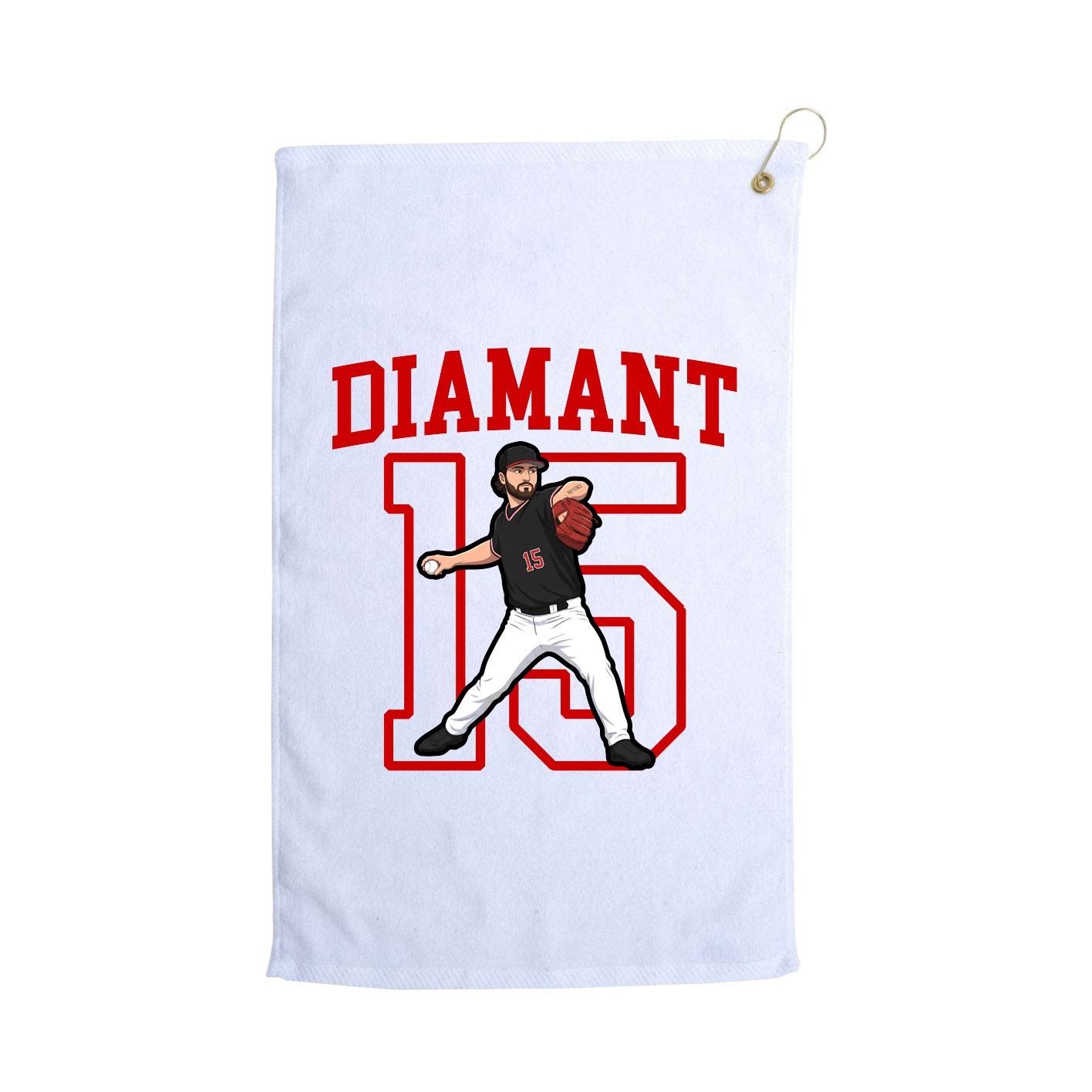 Golf Towel — Shirsey in White