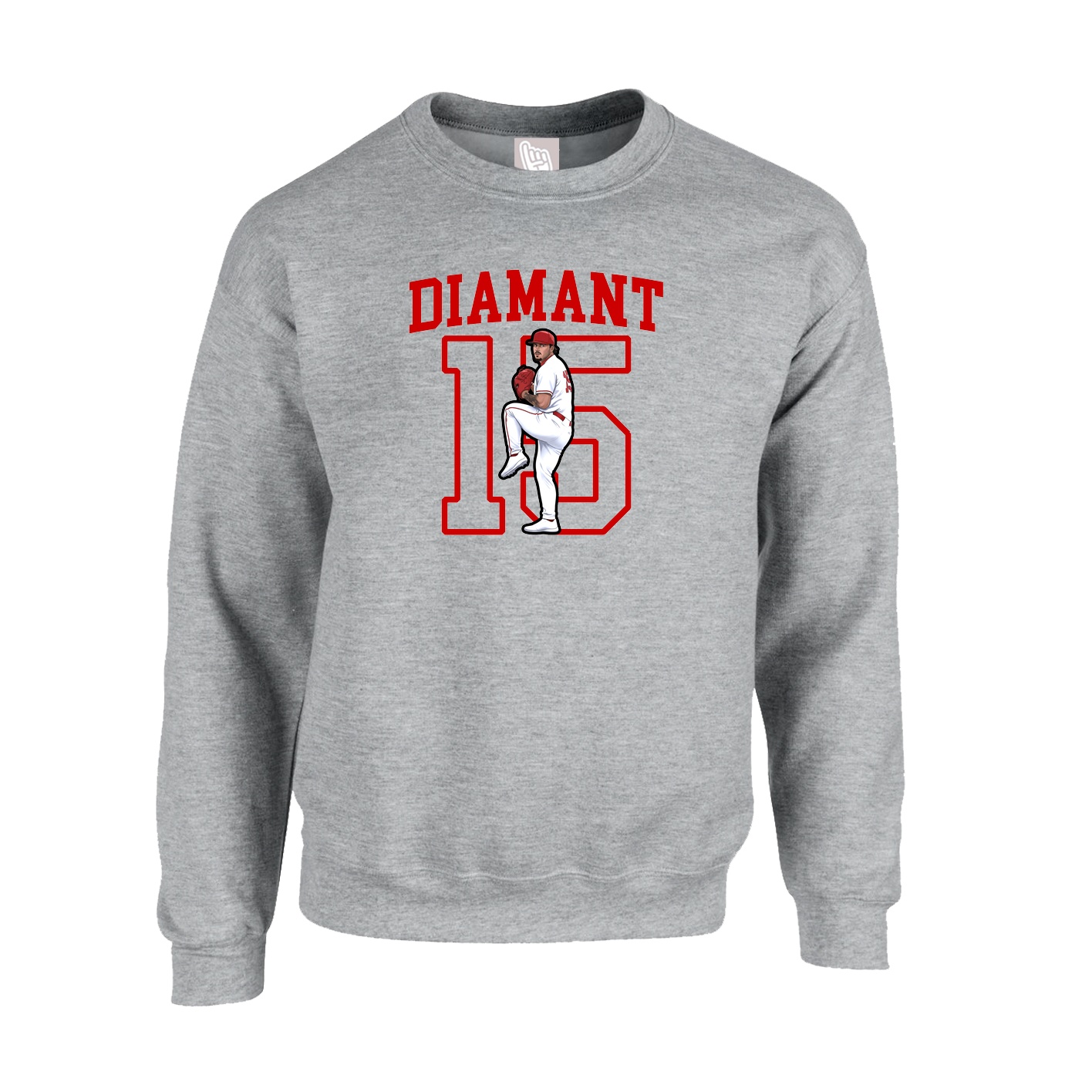 Fleece Crew — Shirsey in Grey