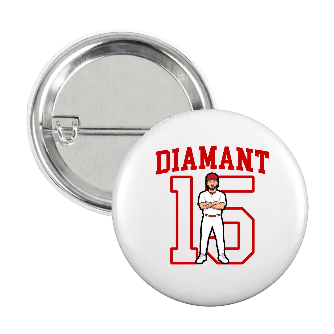Game Day Button — Shirsey in White