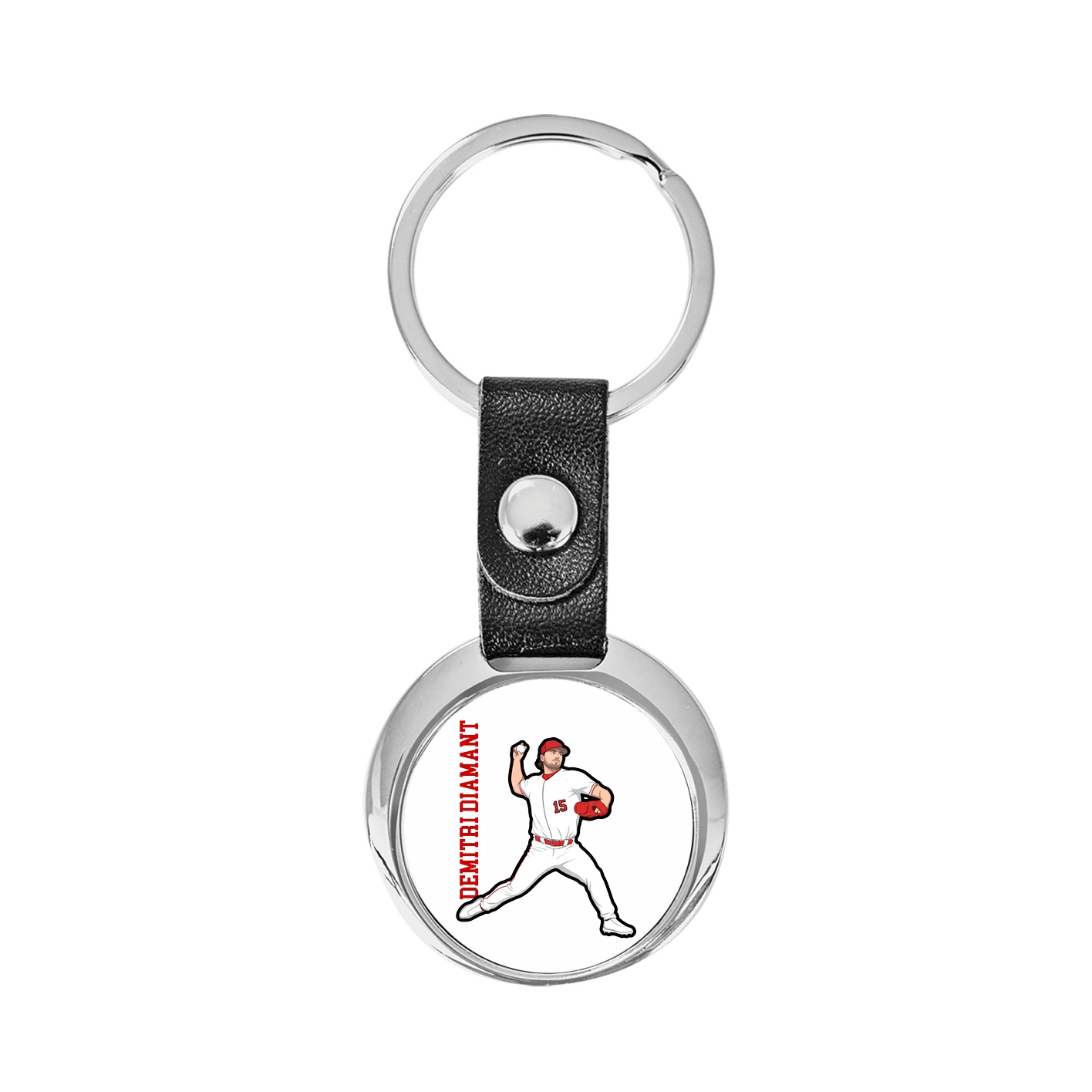 Key Chain — Name Vertical in Classic