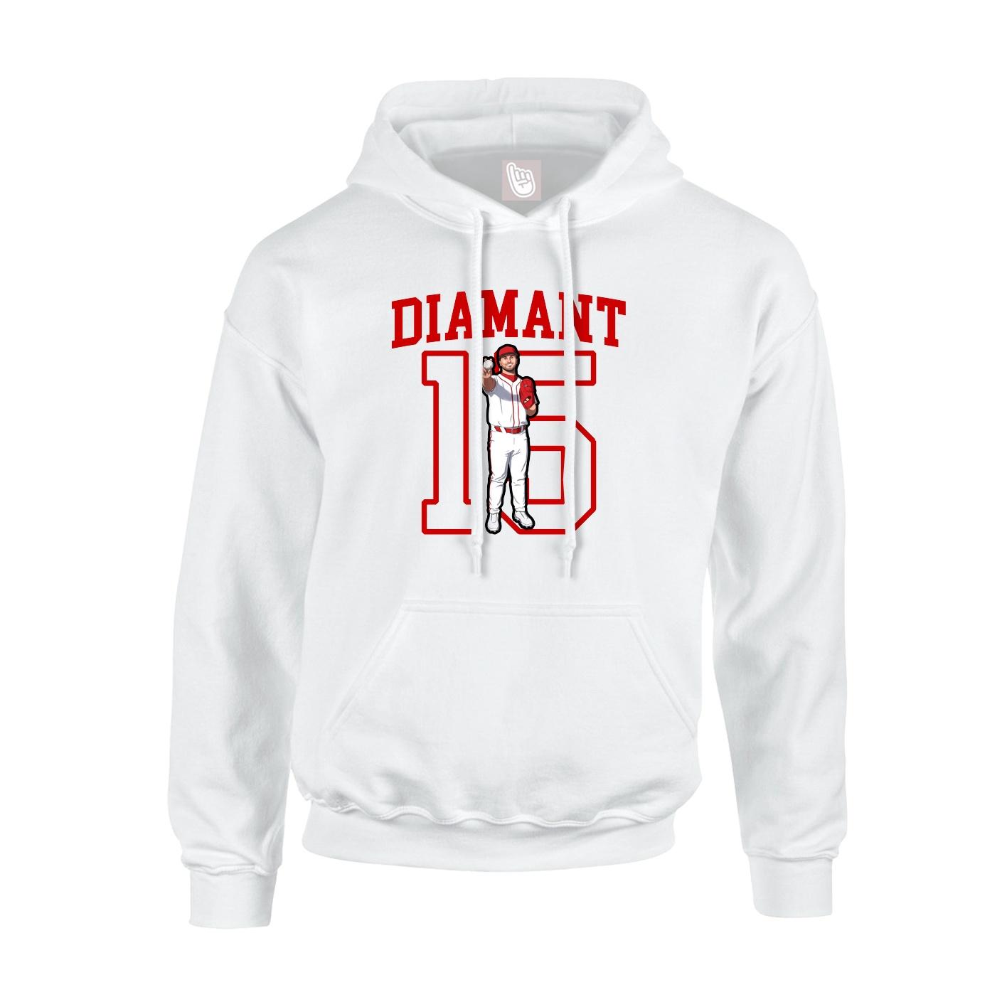 Youth Hoodie — Shirsey in White