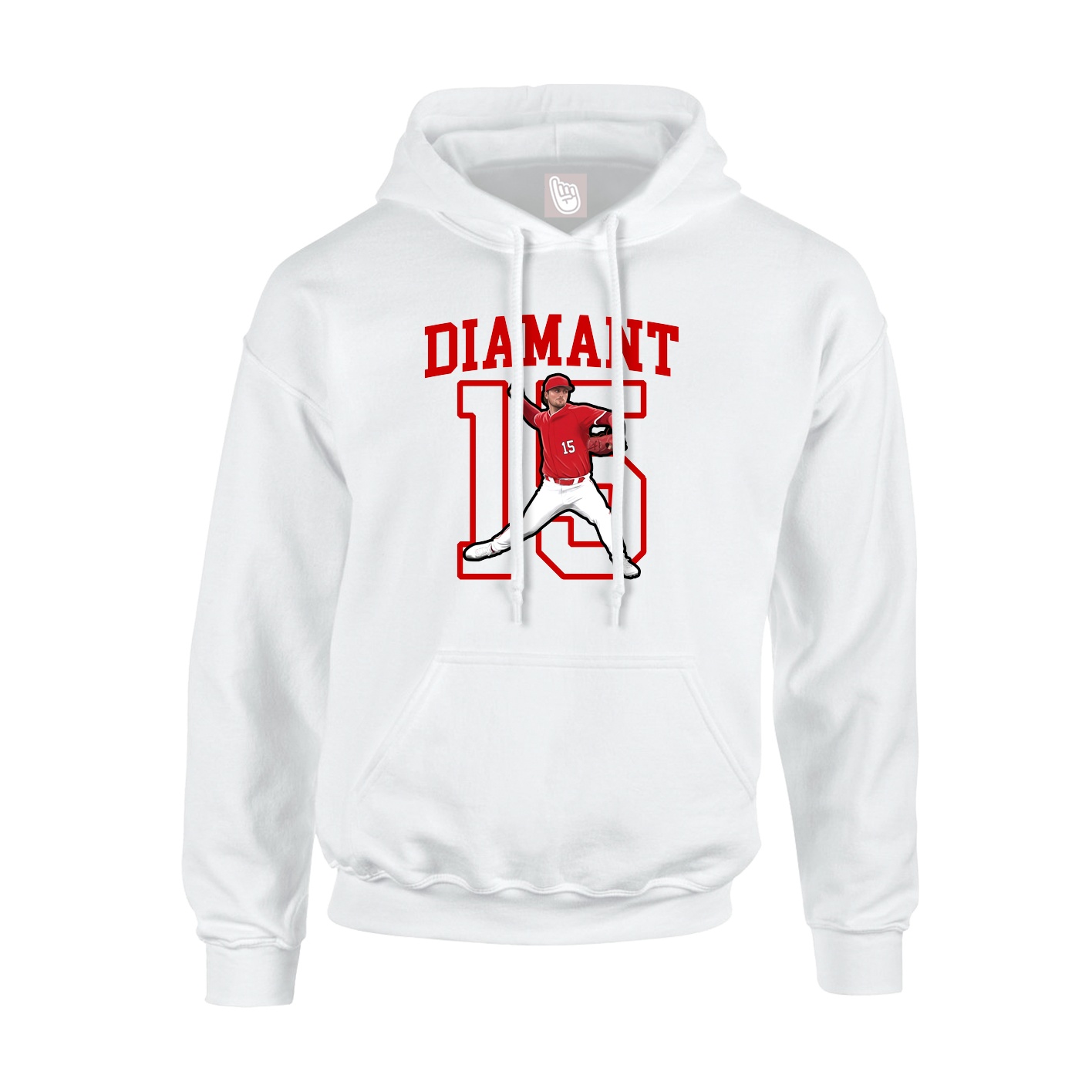 Hoodie — Shirsey in White