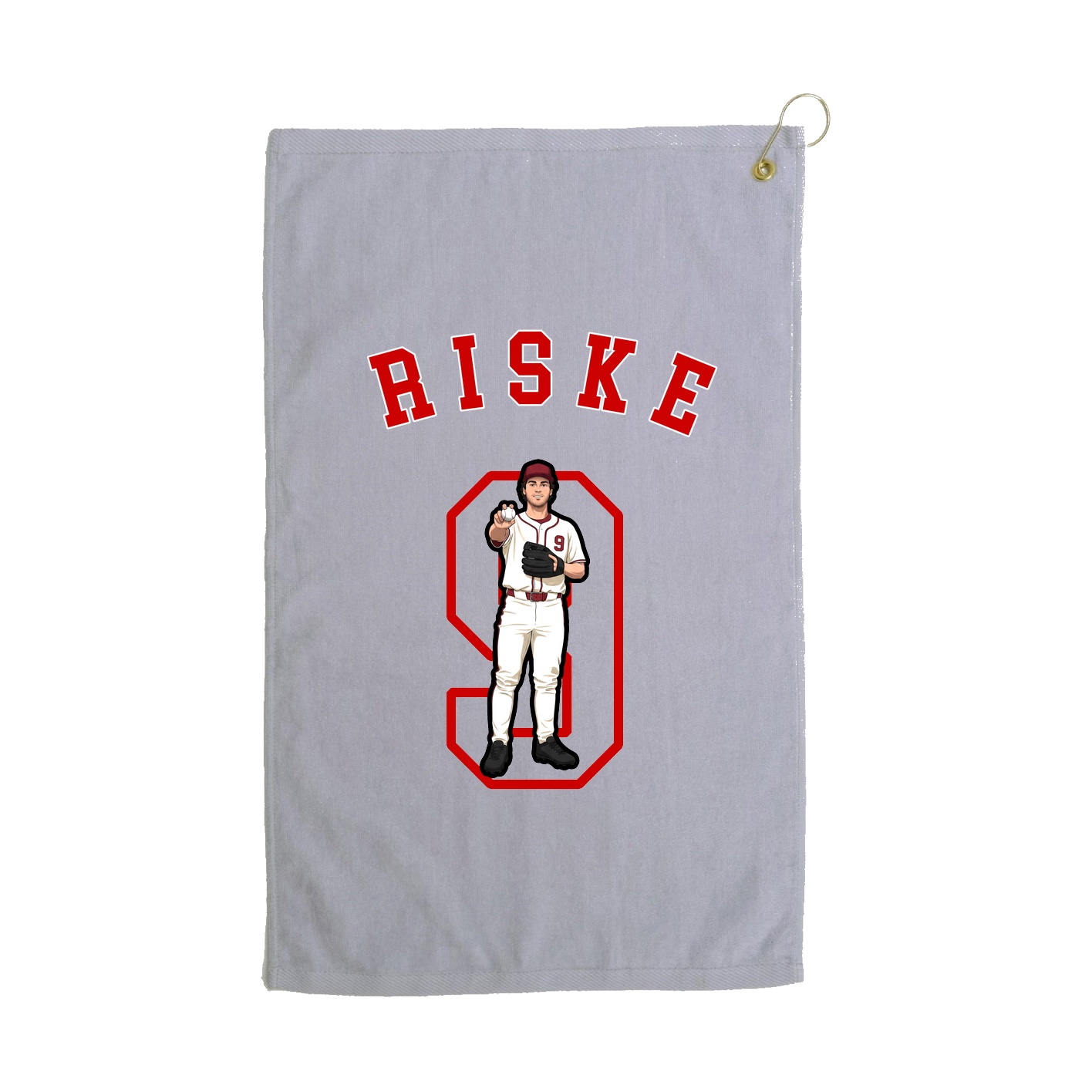 Golf Towel — Shirsey Arch in Grey