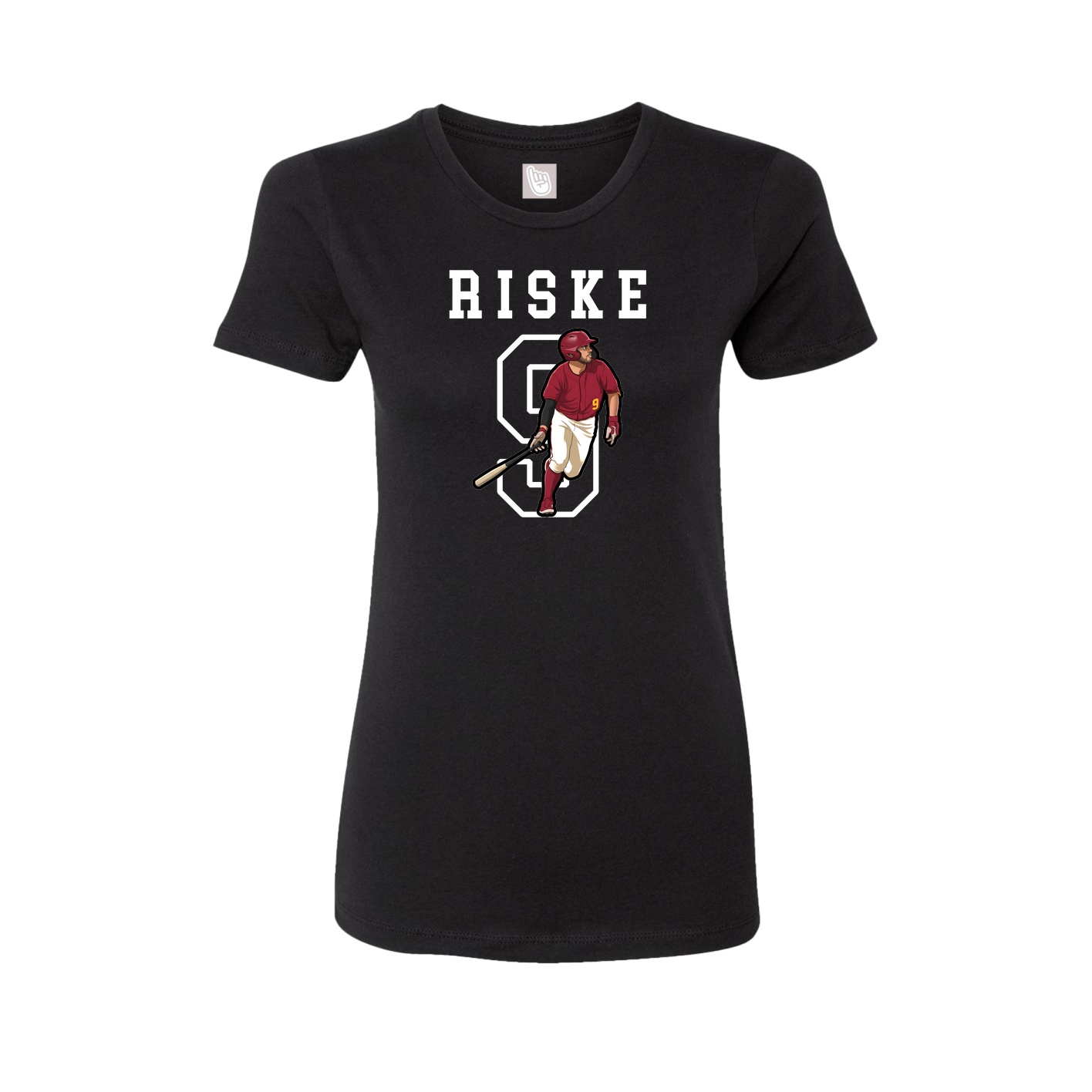 Fitted Women's Tee — Shirsey in Black