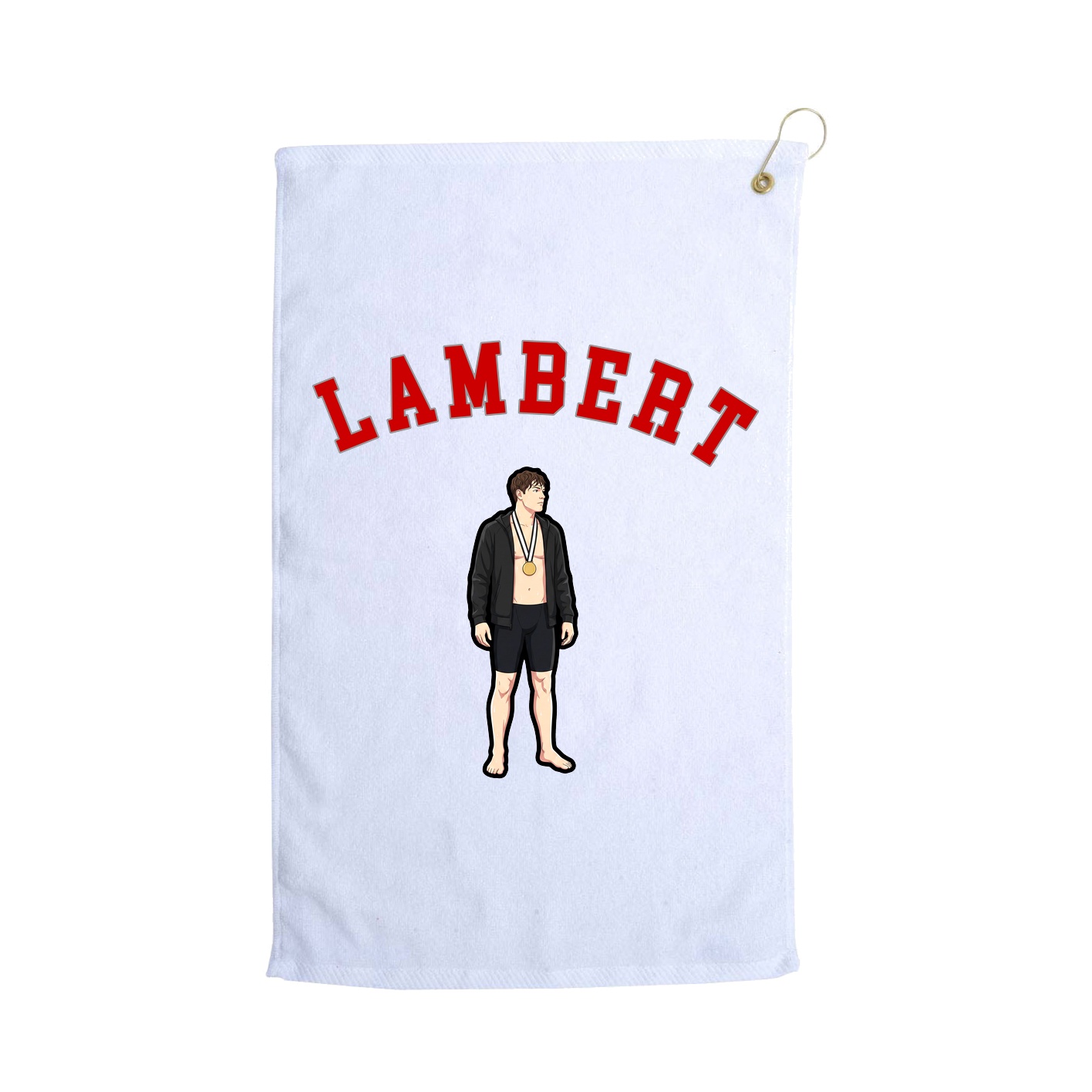 Golf Towel — Shirsey Arch in White