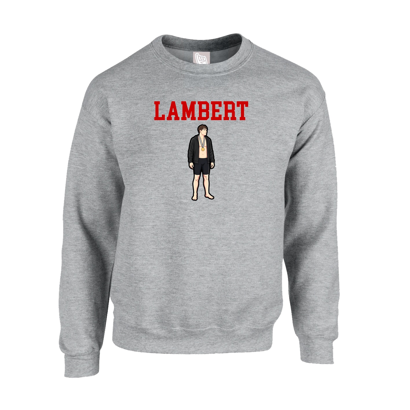 Fleece Crew — Shirsey in Grey