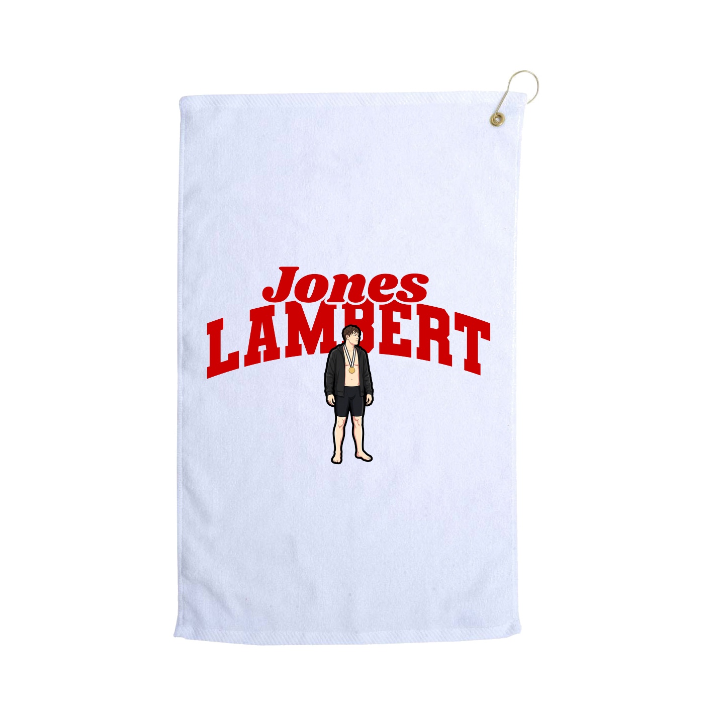 Golf Towel — Signature Arch in White