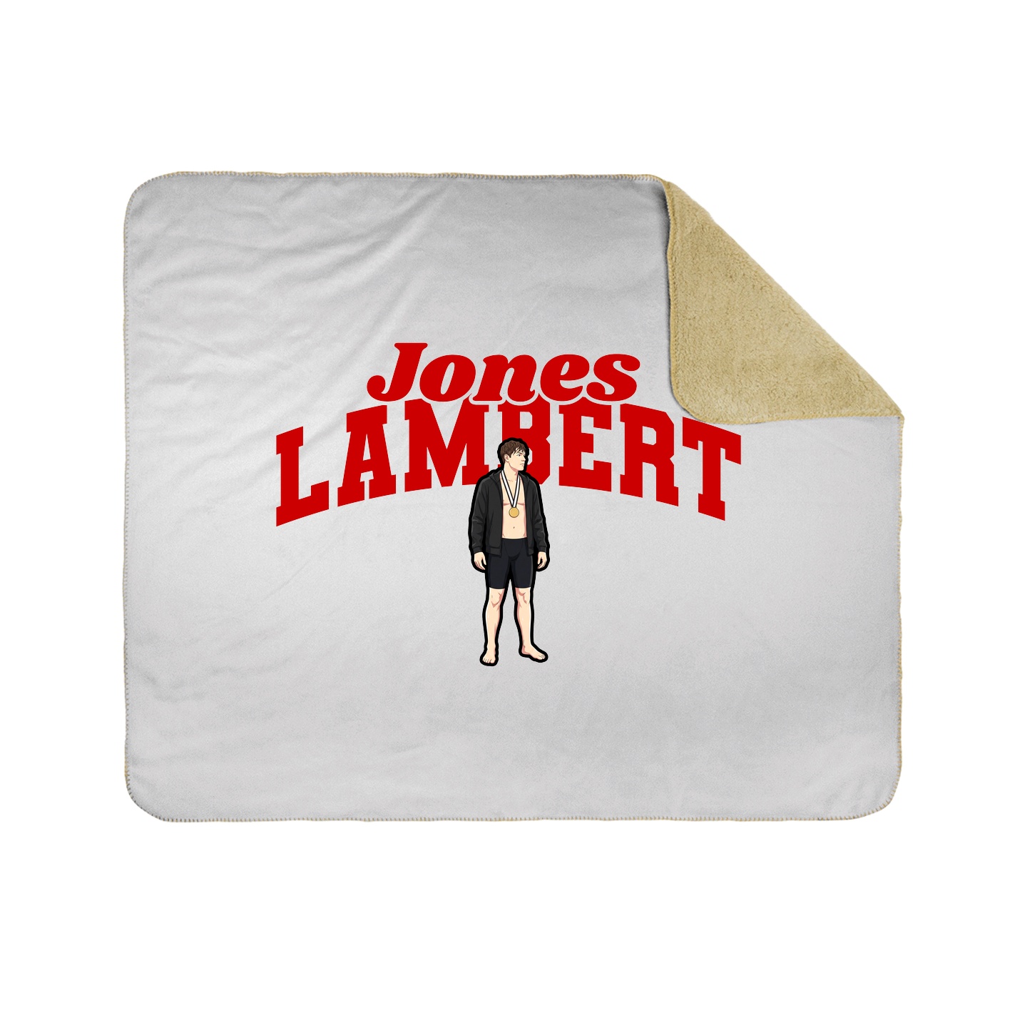 Throw Blanket — Signature Arch in White