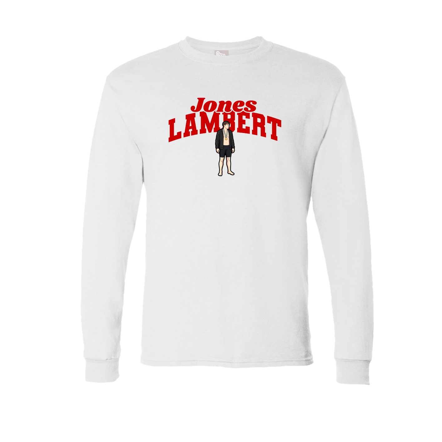 Long Sleeve Tee — Signature Arch in White