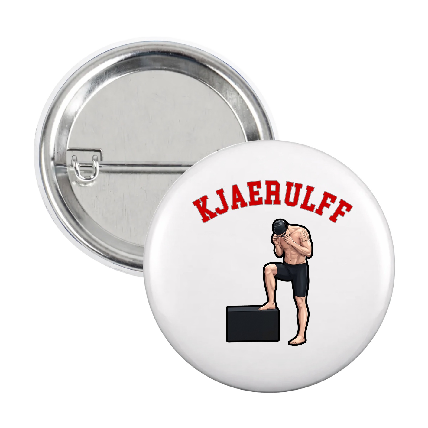 Game Day Button — Shirsey Arch in White