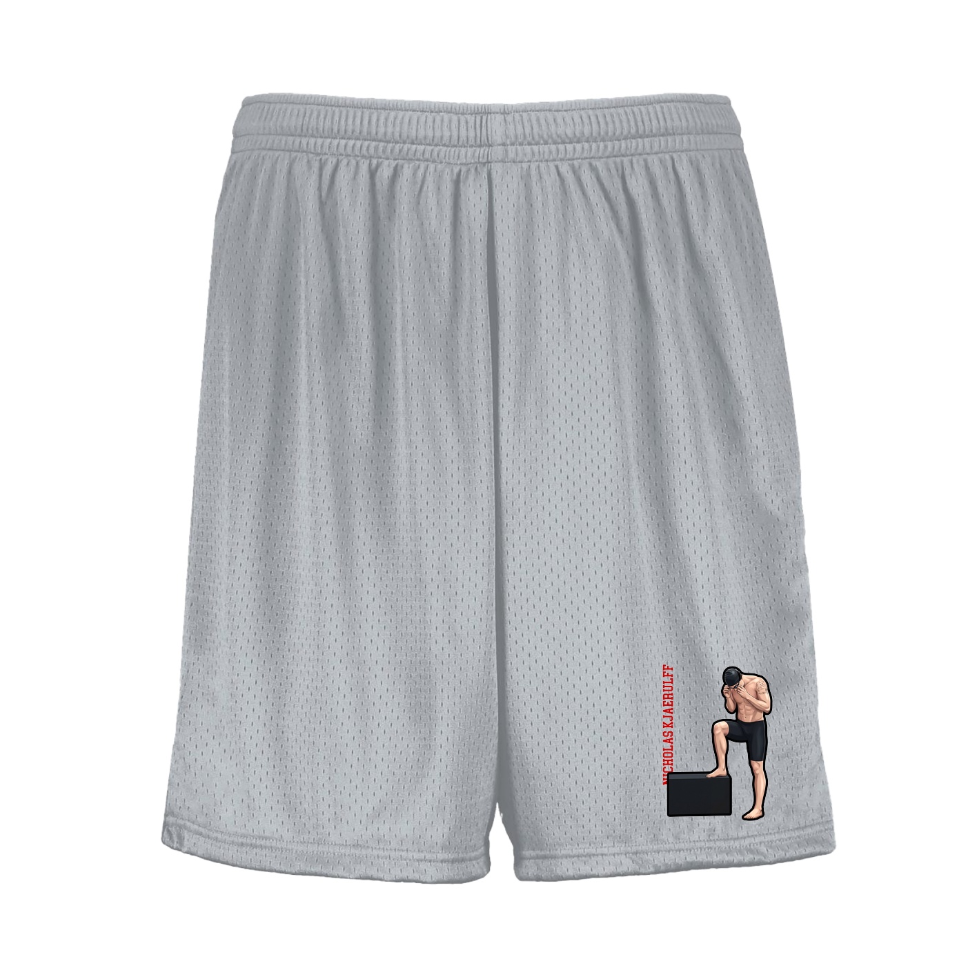 Shorts — Name Vertical in Silver