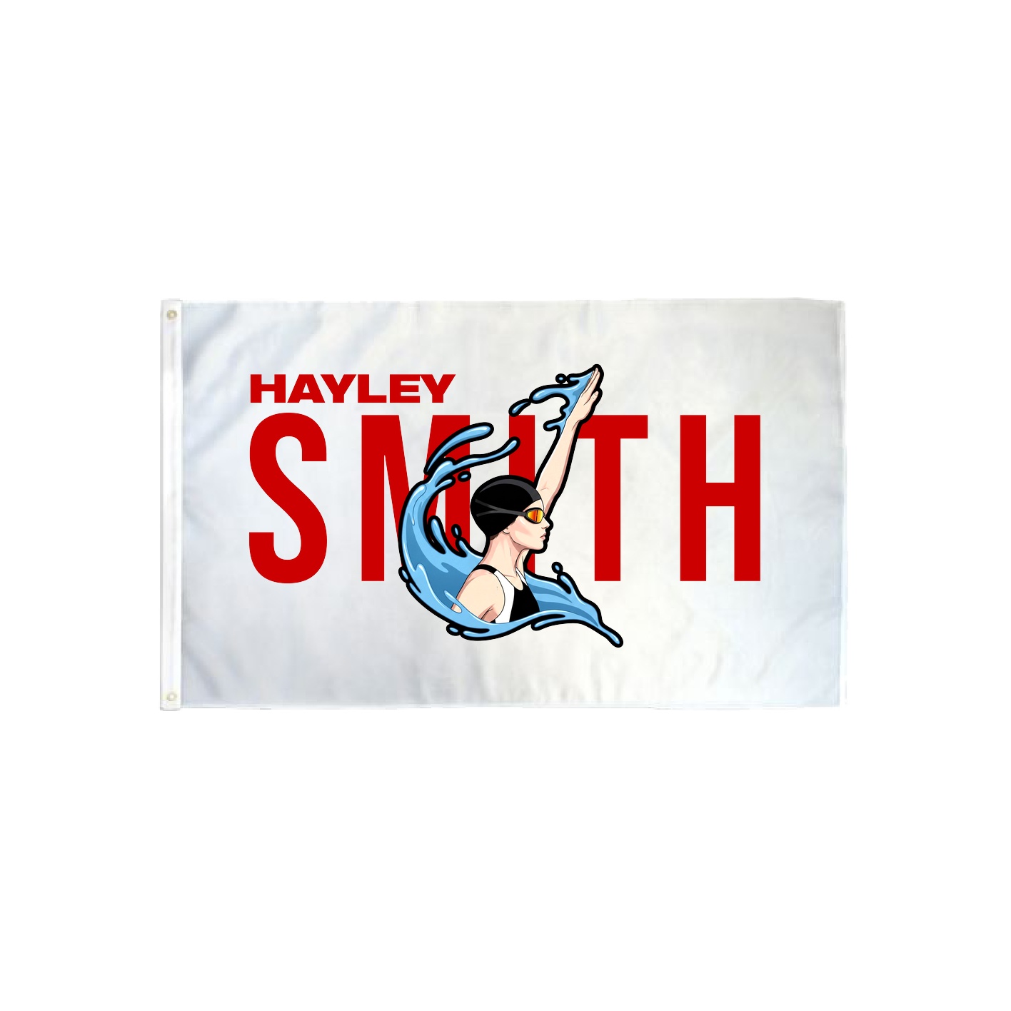 3x5 Flag — Player Name in Classic