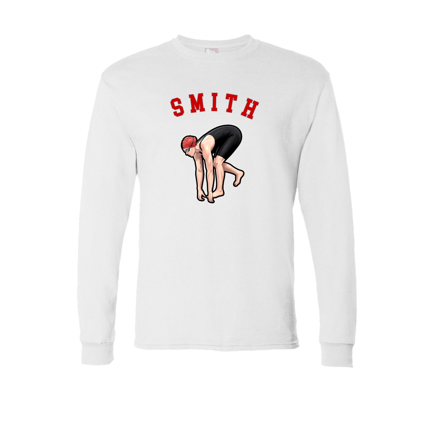 Long Sleeve Tee — Shirsey Arch in White