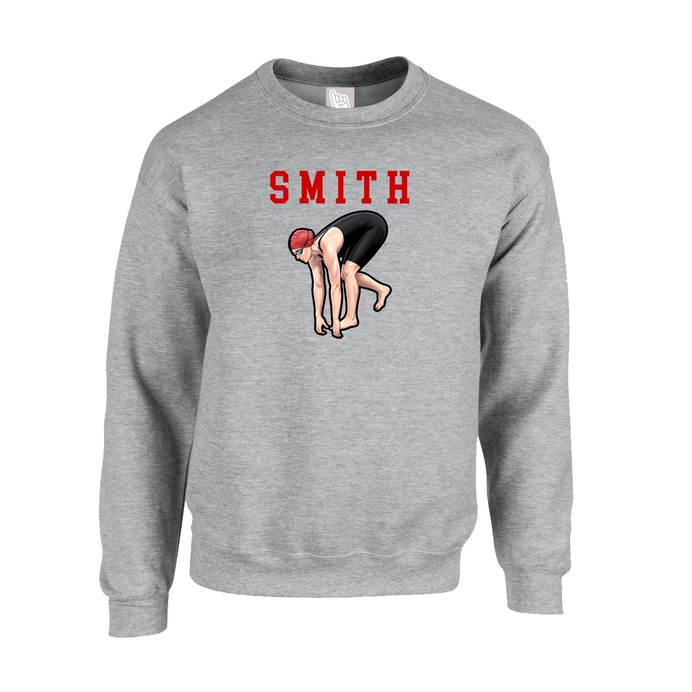 Fleece Crew — Shirsey in Grey