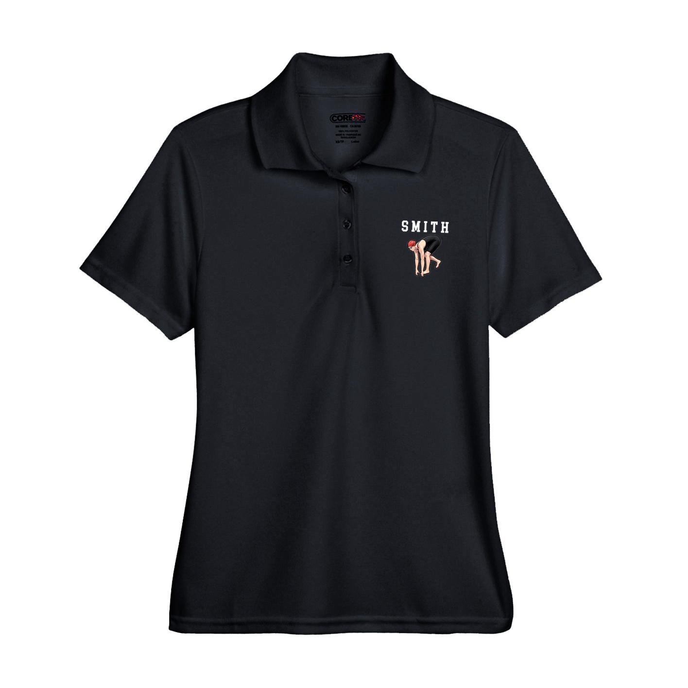 Womens Performance Polo — Shirsey in Black