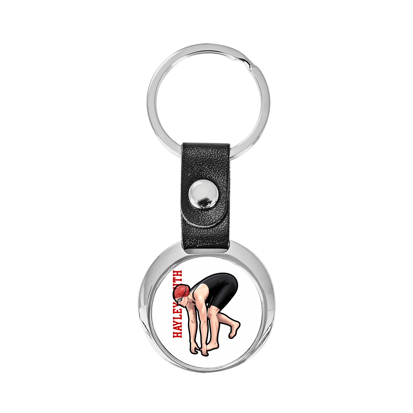 Key Chain — Name Vertical in Classic