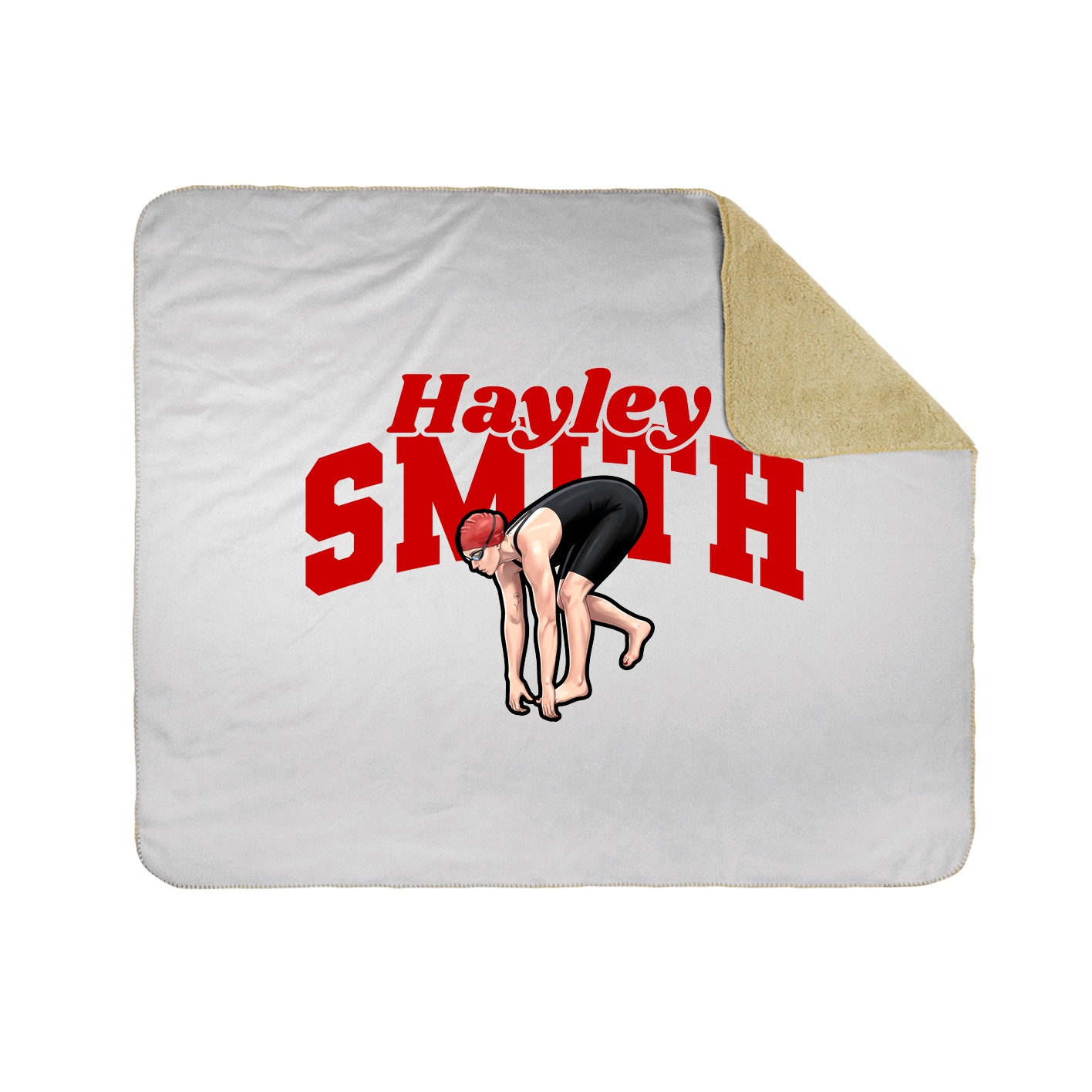 Throw Blanket — Signature Arch in White