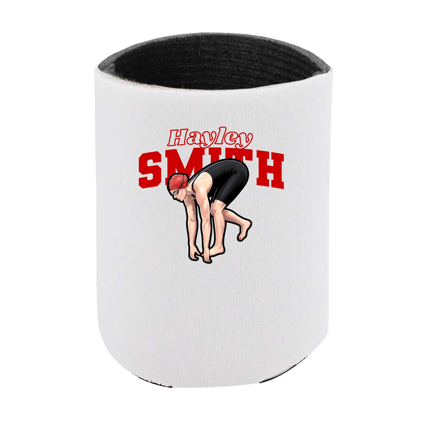 Can Holder — Name Arch in White