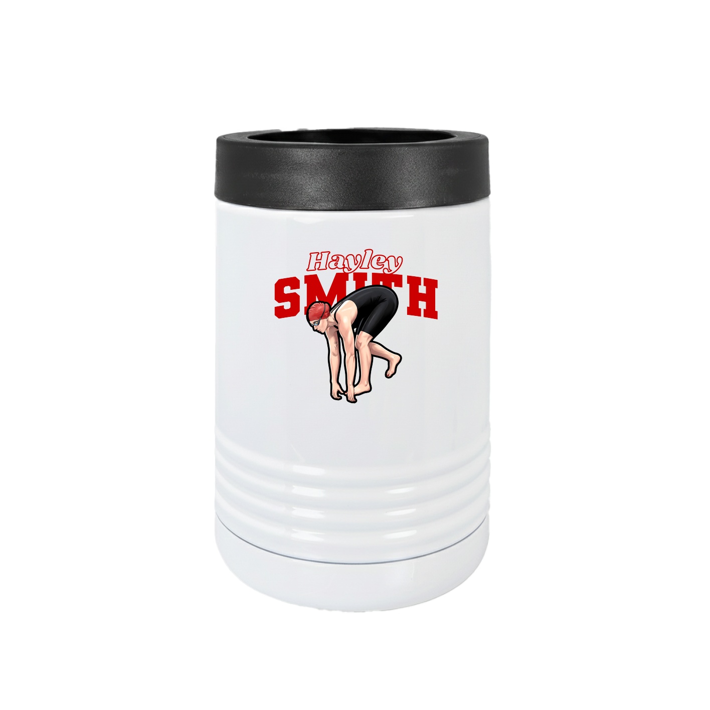 Beverage Holder — Name Arch in White