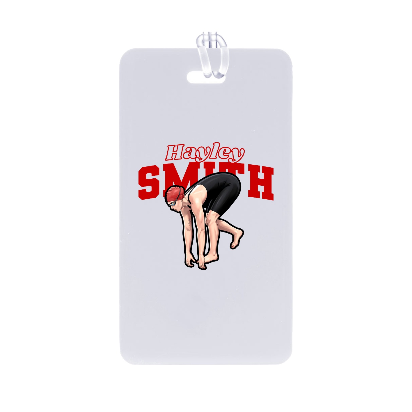 Bag Tag — Name Arch in Classic