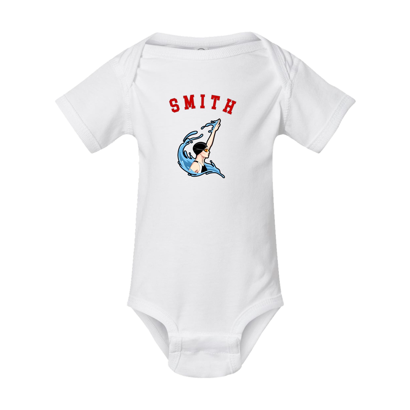 Baby Onesie — Shirsey Arch in White