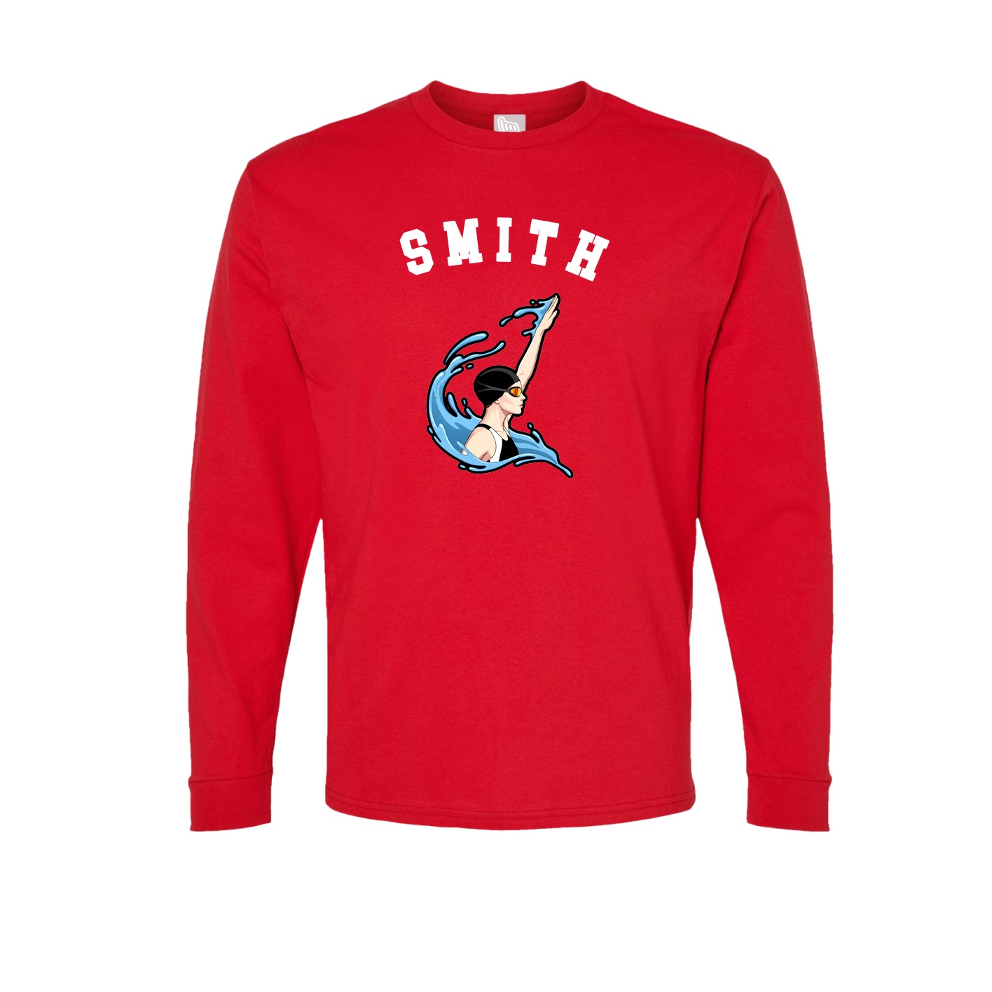 Long Sleeve Tee — Shirsey Arch in Red
