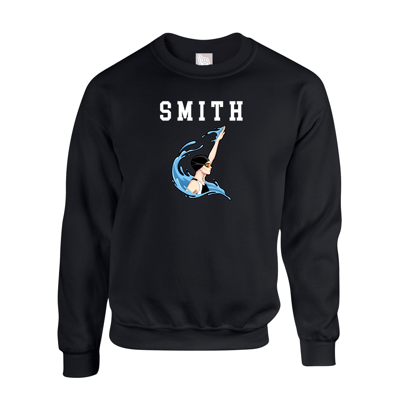 Fleece Crew — Shirsey in Black