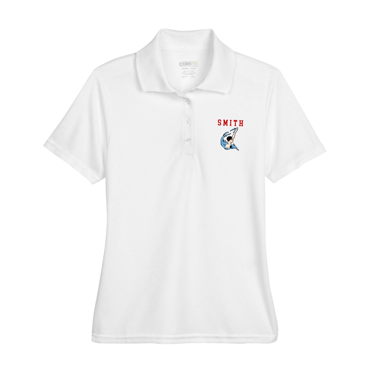 Womens Performance Polo — Shirsey in White