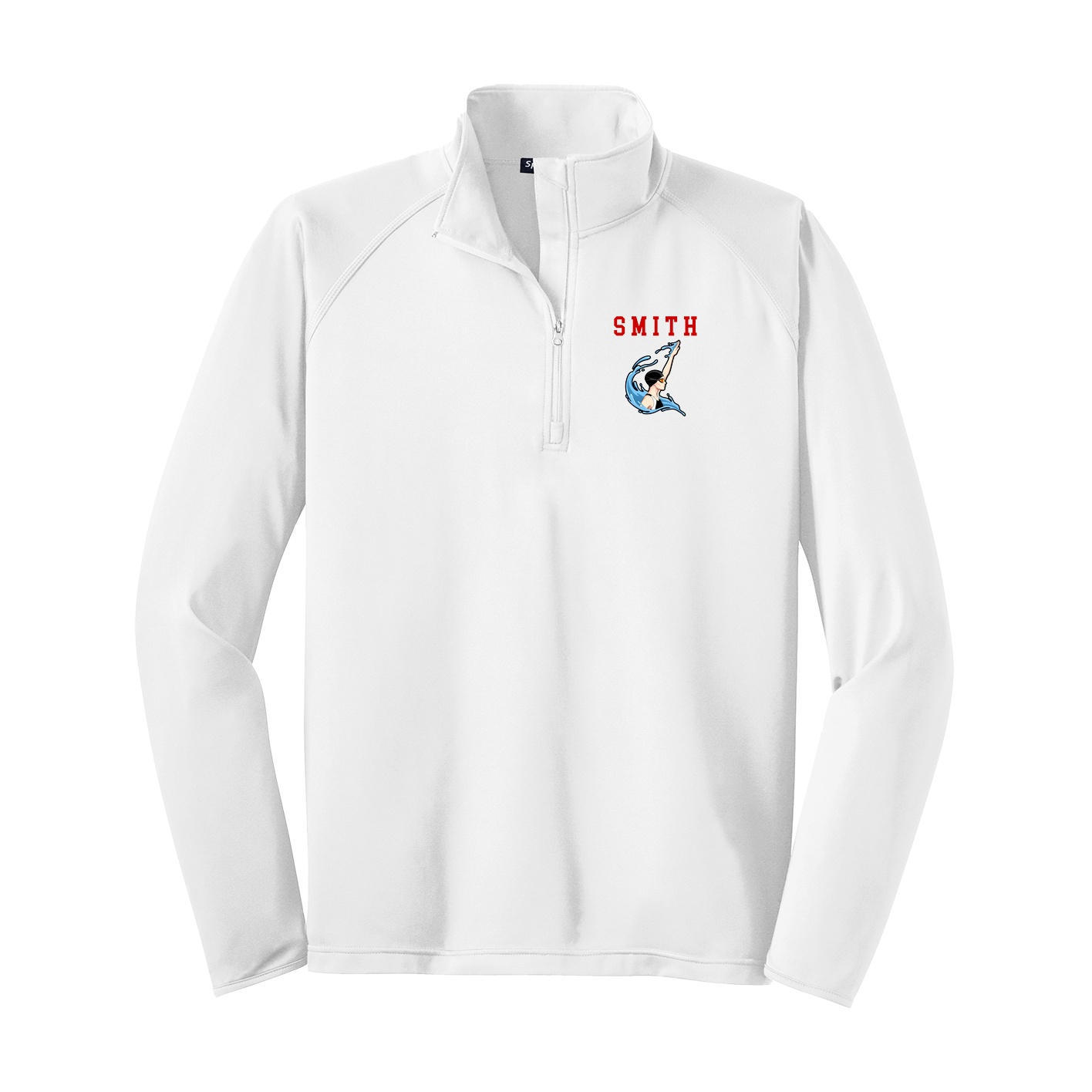 Q-Zip Pullover — Shirsey in White