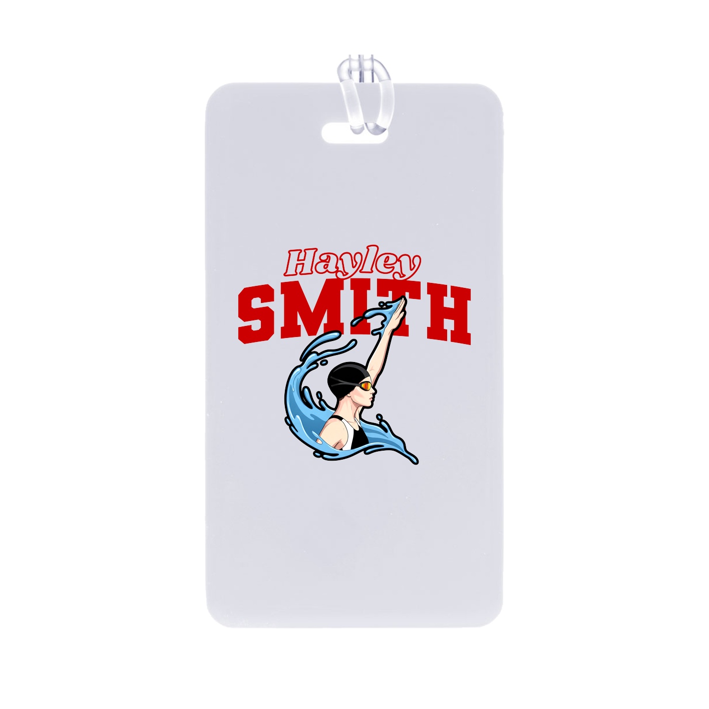 Bag Tag — Name Arch in Classic