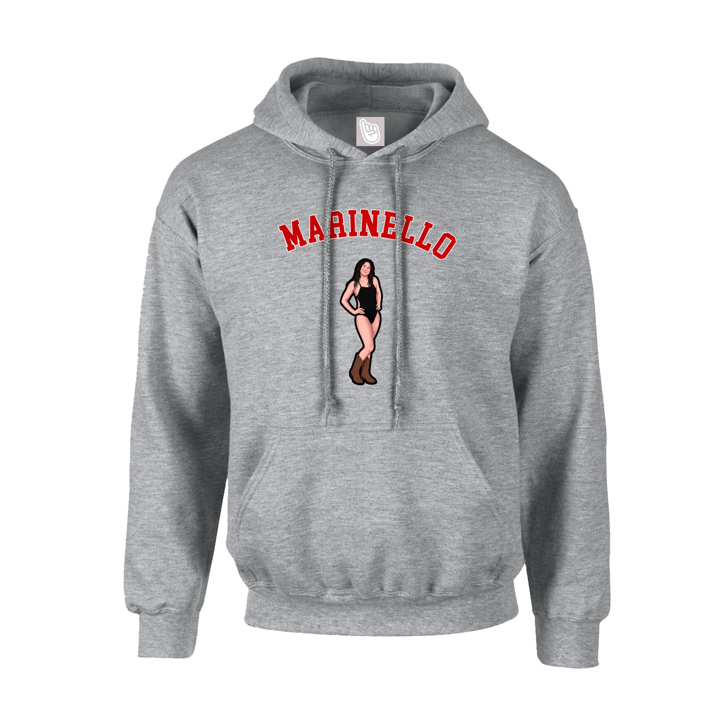 Youth Hoodie — Shirsey Arch in Grey